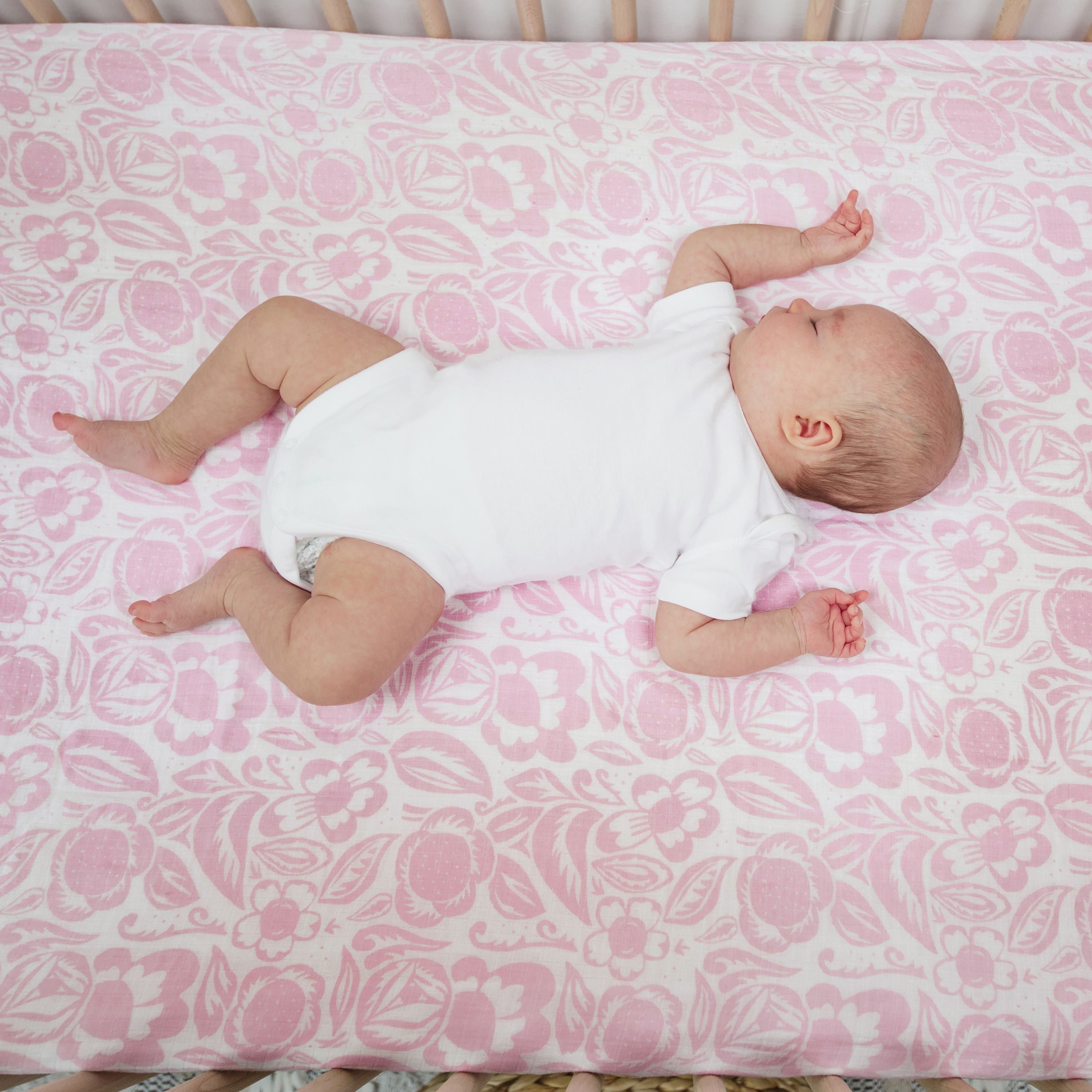Essentials Cotton Muslin Crib Sheet