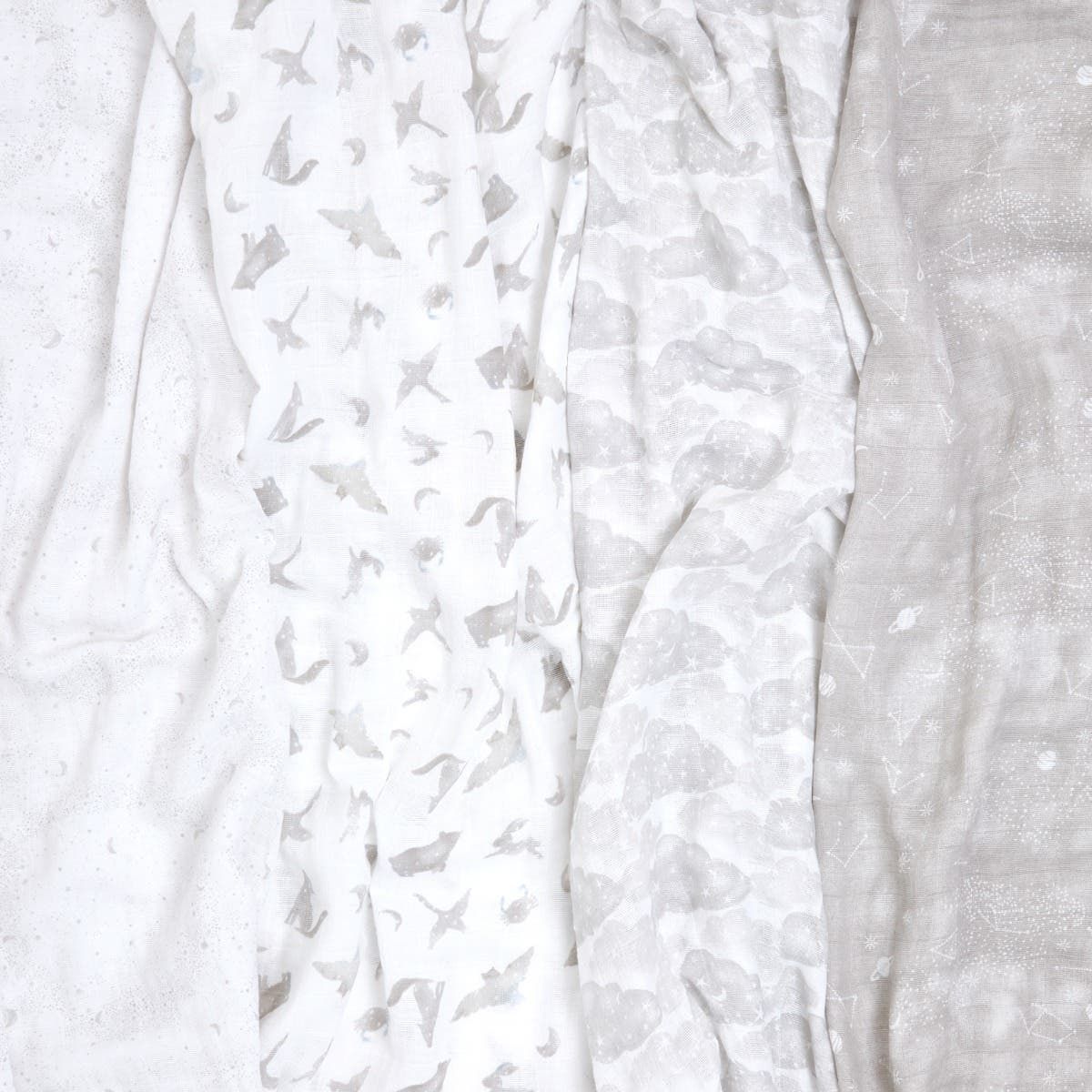 Organic Cotton Muslin Swaddle Blanket 4 Pack