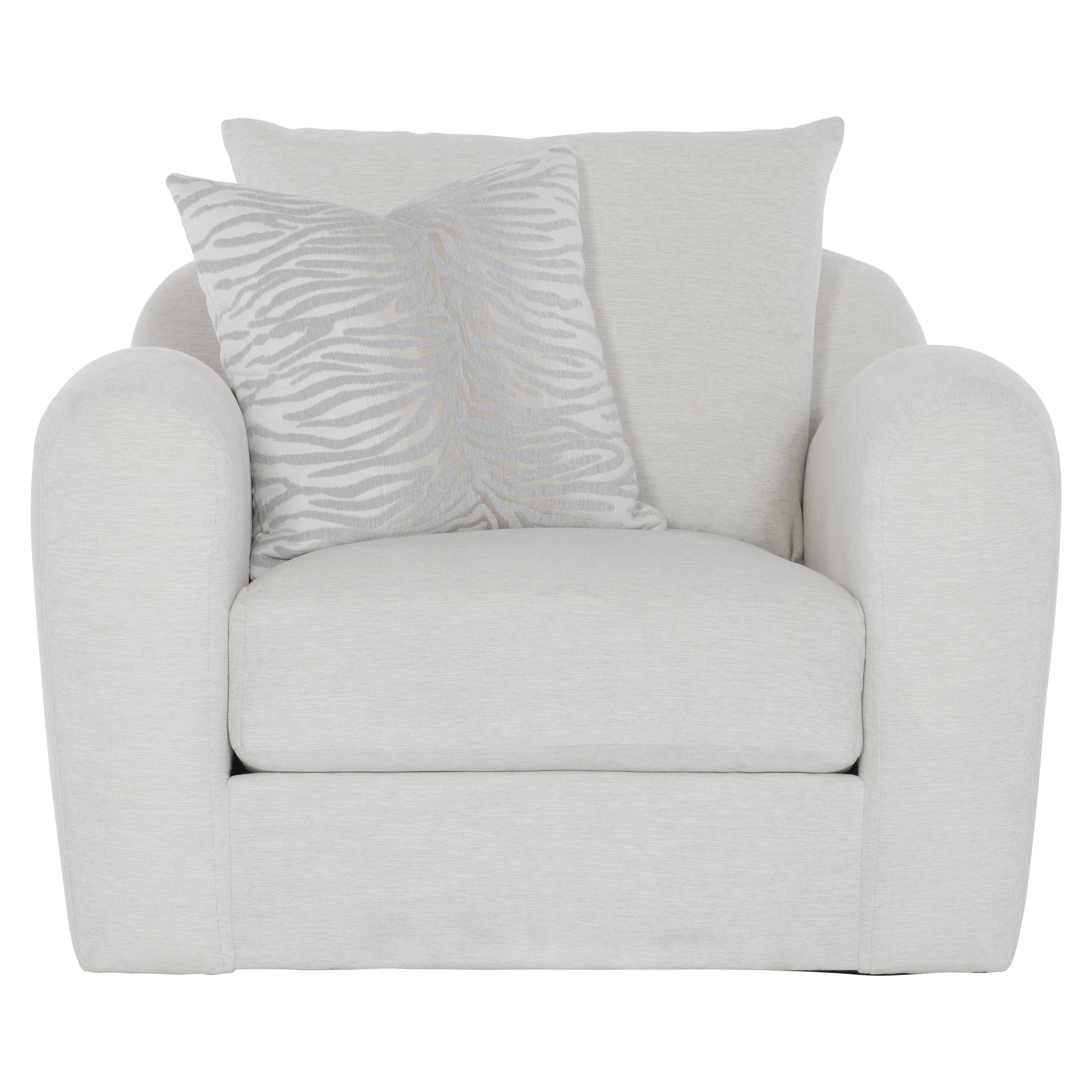 Bernhardt Furniture – Asher Fabric Swivel Chair