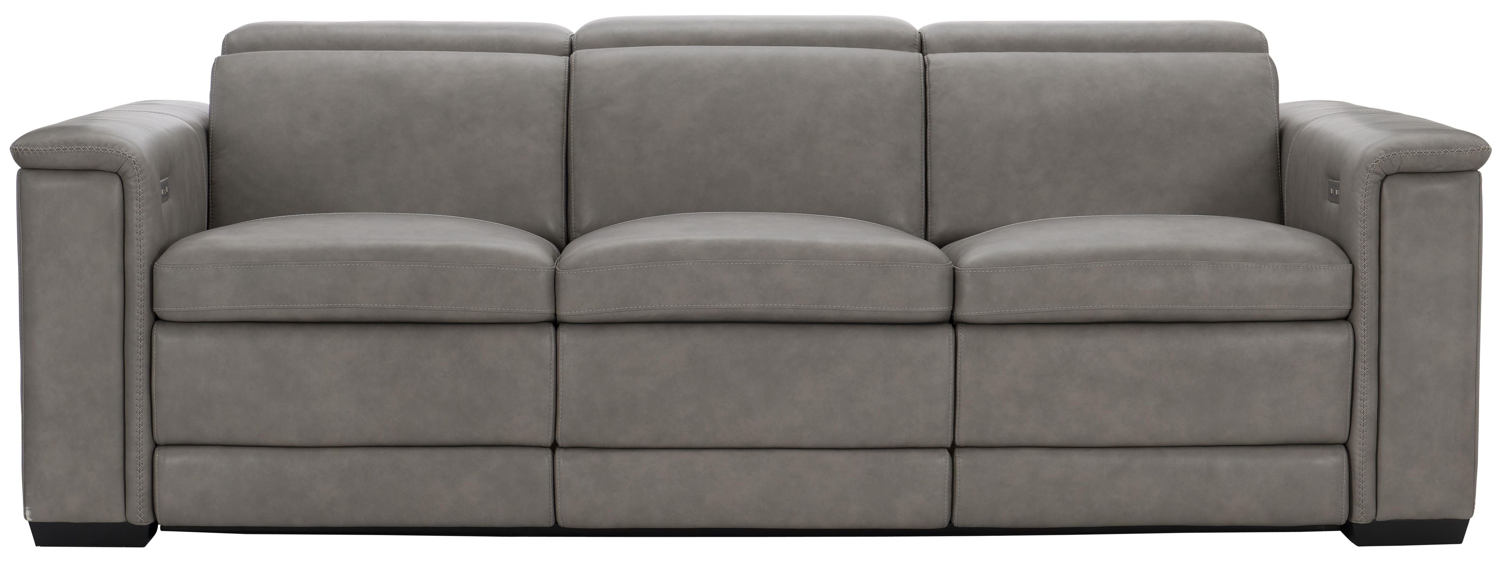 Bernhardt Furniture Lioni Leather Power Motion Sofa