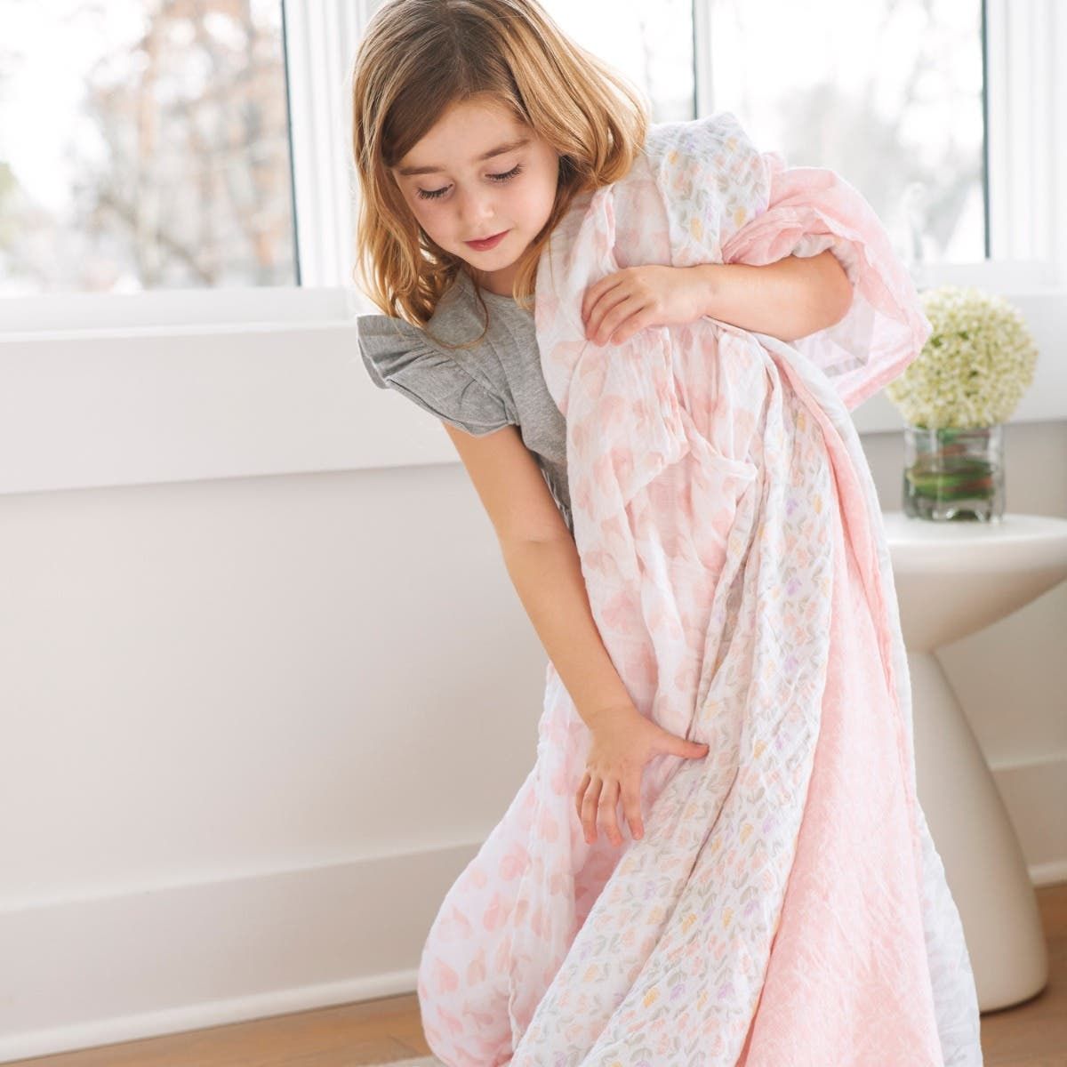 Essentials Cotton Muslin Swaddle Blanket 2 Pack