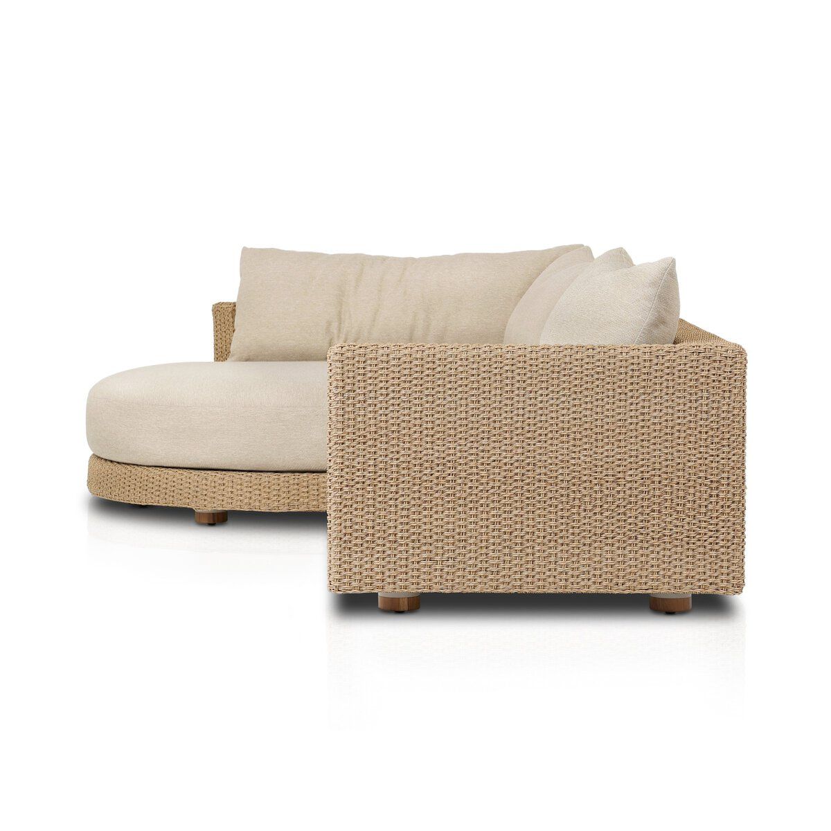 Sylvan Outdoor 2pc Sectional W/chaise