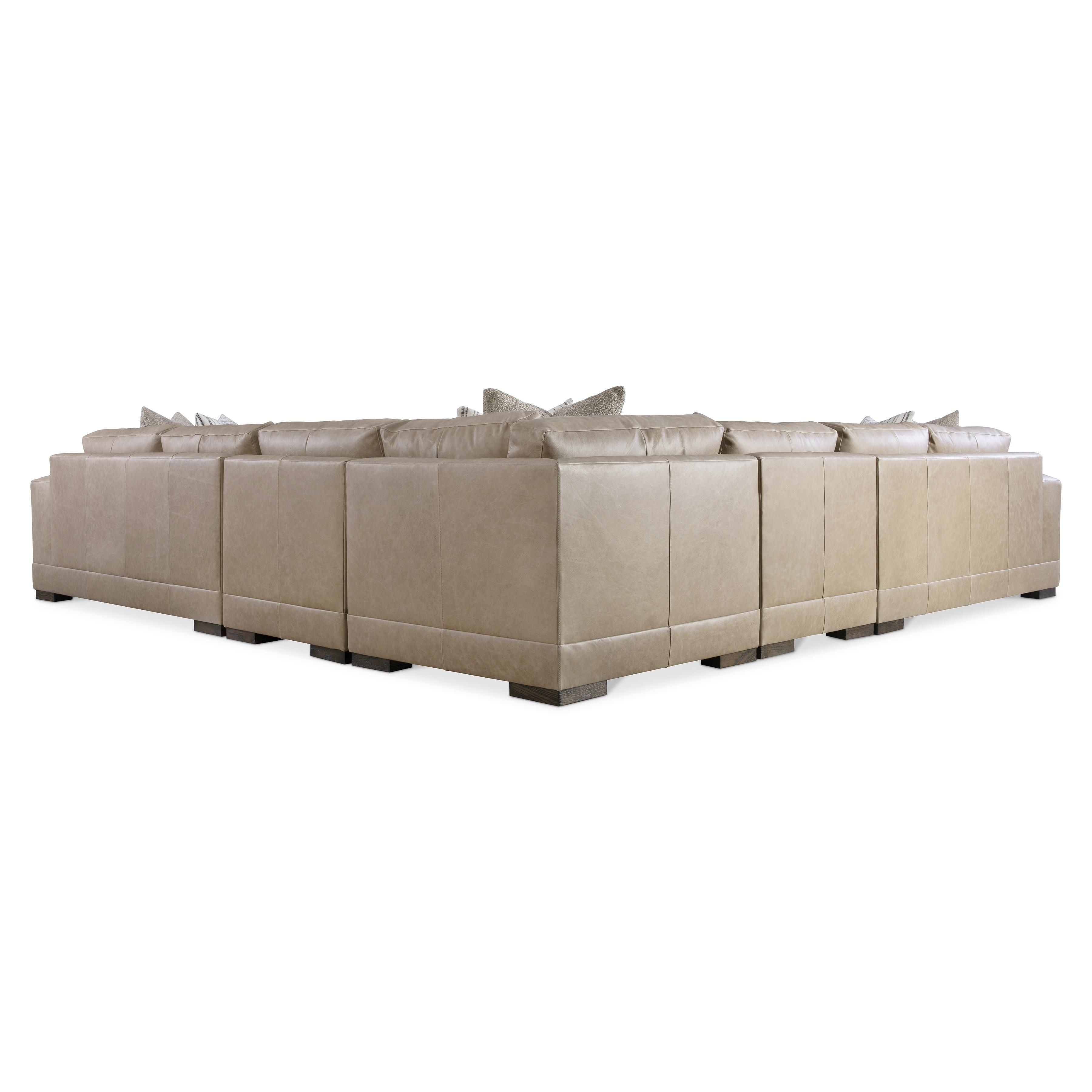 Bernhardt Furniture Lars Leather Sectional