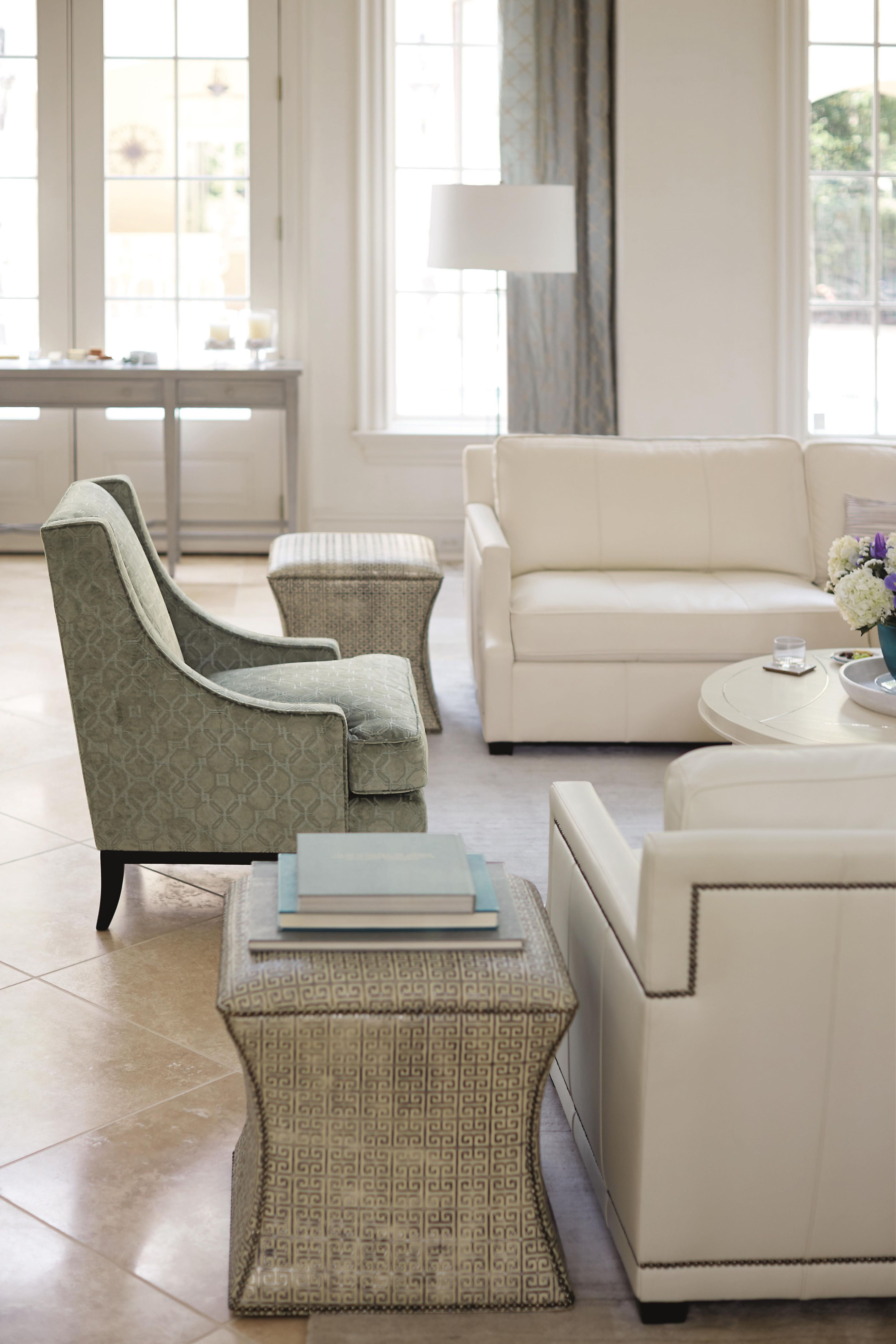 Bernhardt Furniture – Roscoe Fabric Ottoman