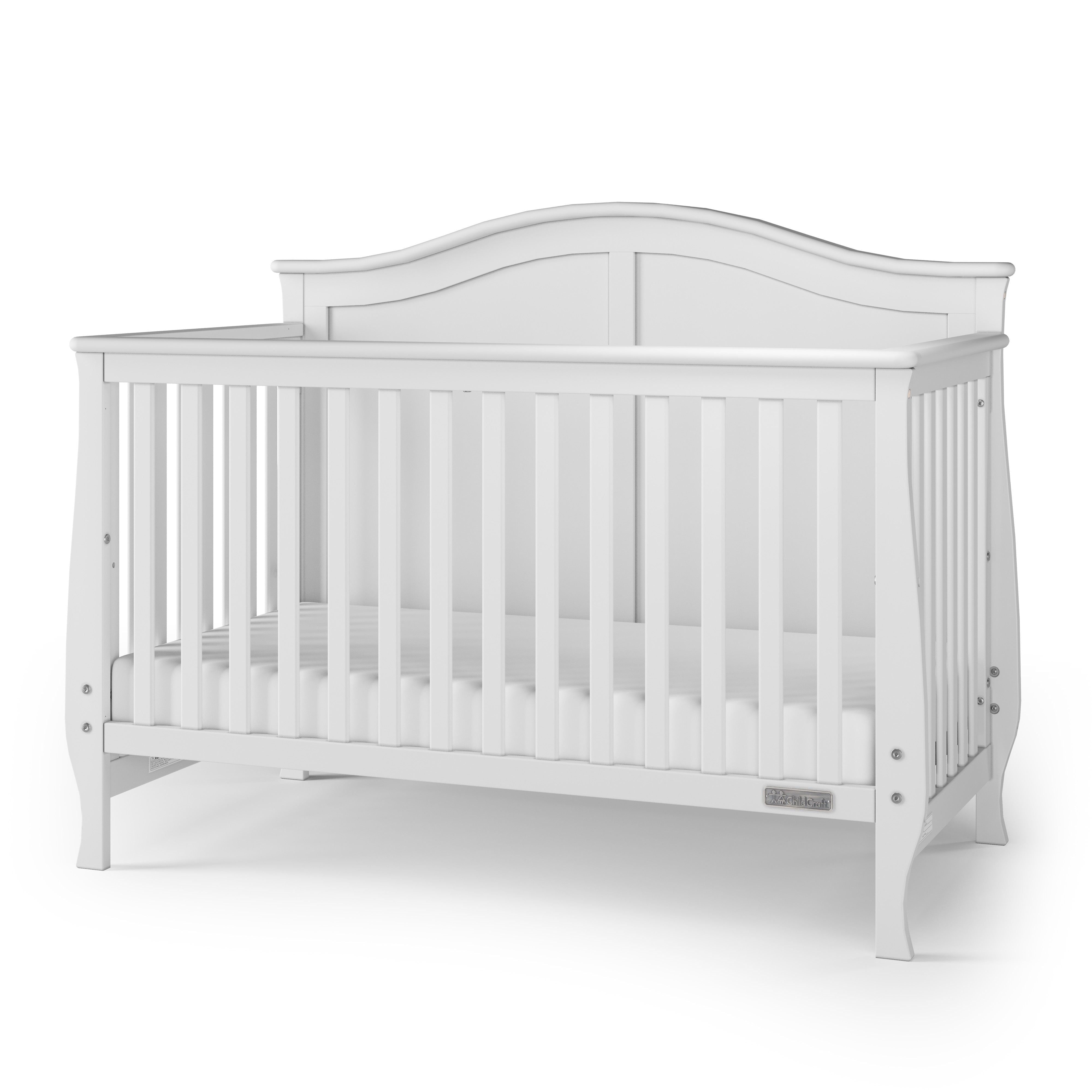 Camden 4-in-1 Convertible Crib, Matte White