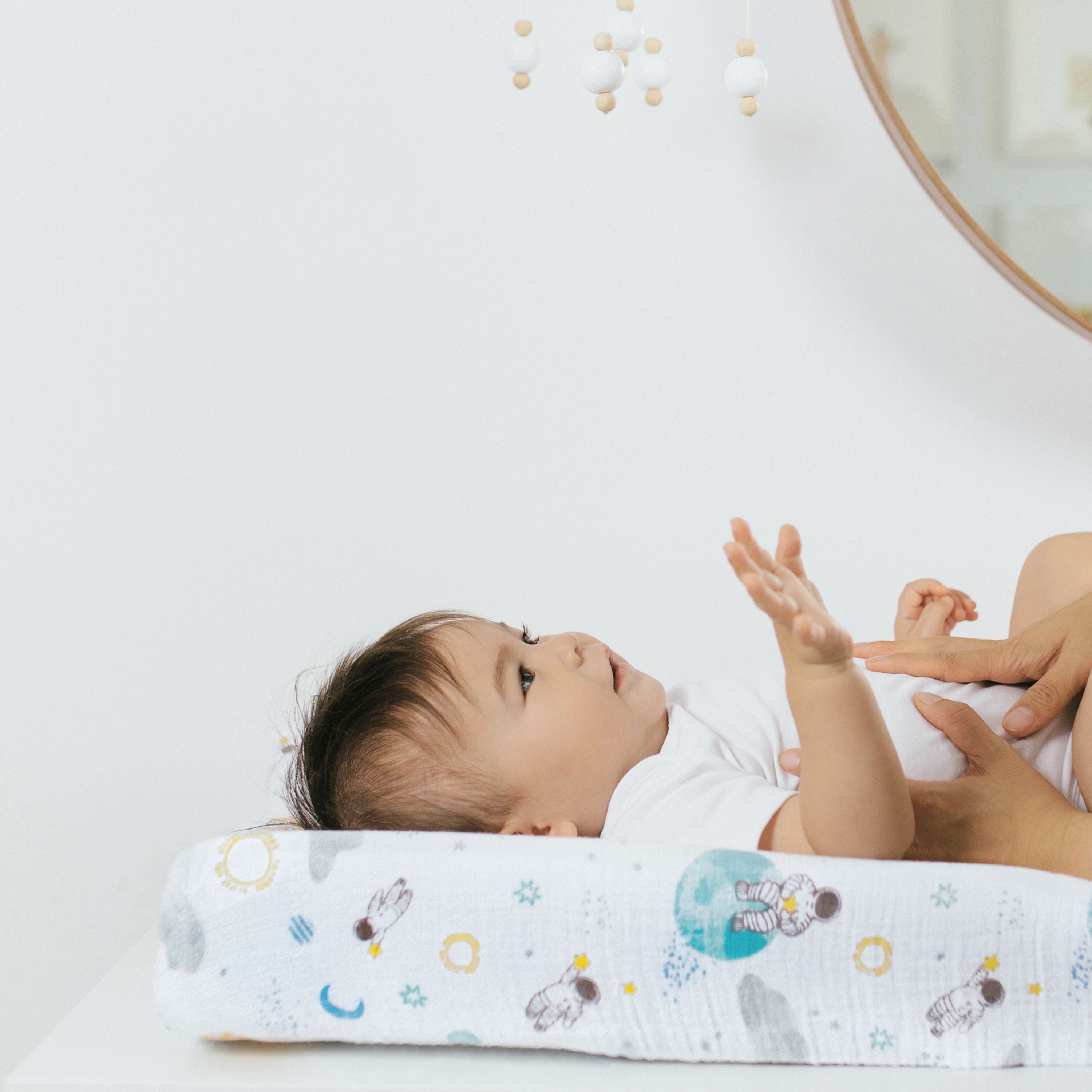 Essentials Cotton Muslin Changing Pad Cover