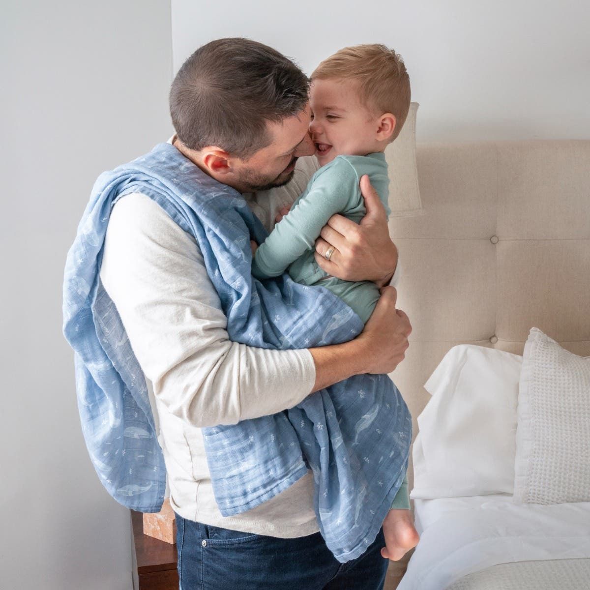 Organic Cotton Muslin Swaddle Blanket 4 Pack
