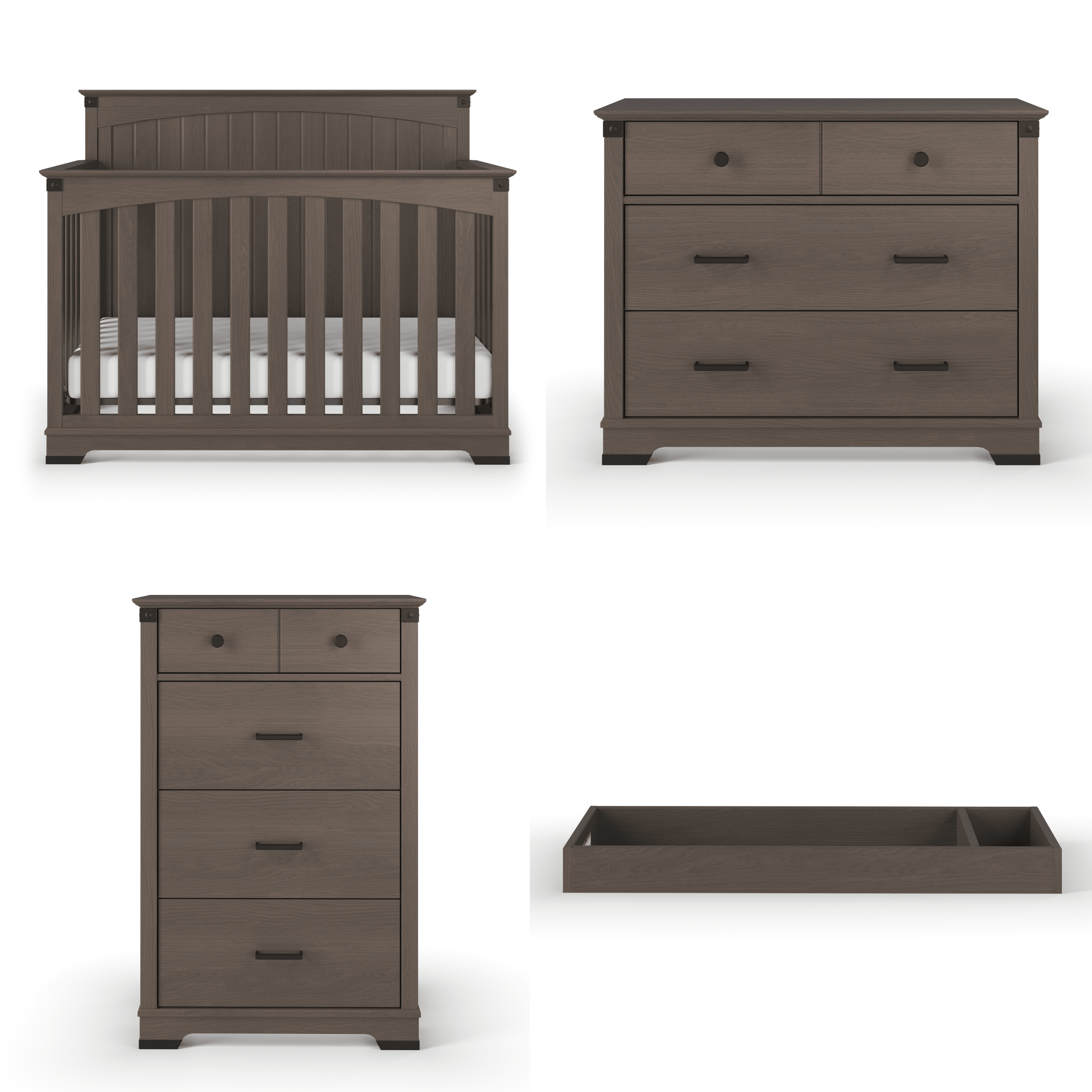 Redmond Full Panel 4 Piece Nursery Set