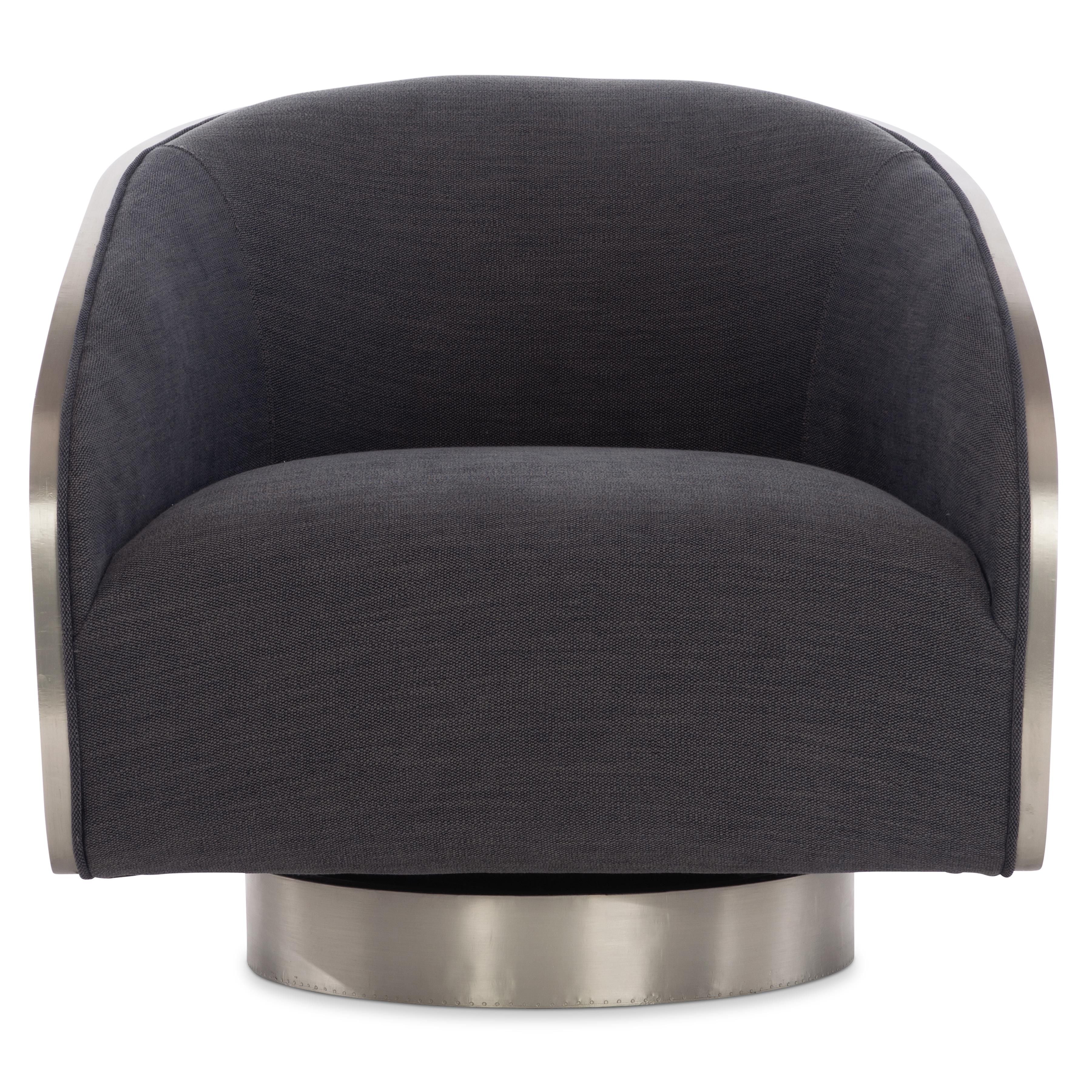 Bernhardt Miles Fabric Swivel Chair