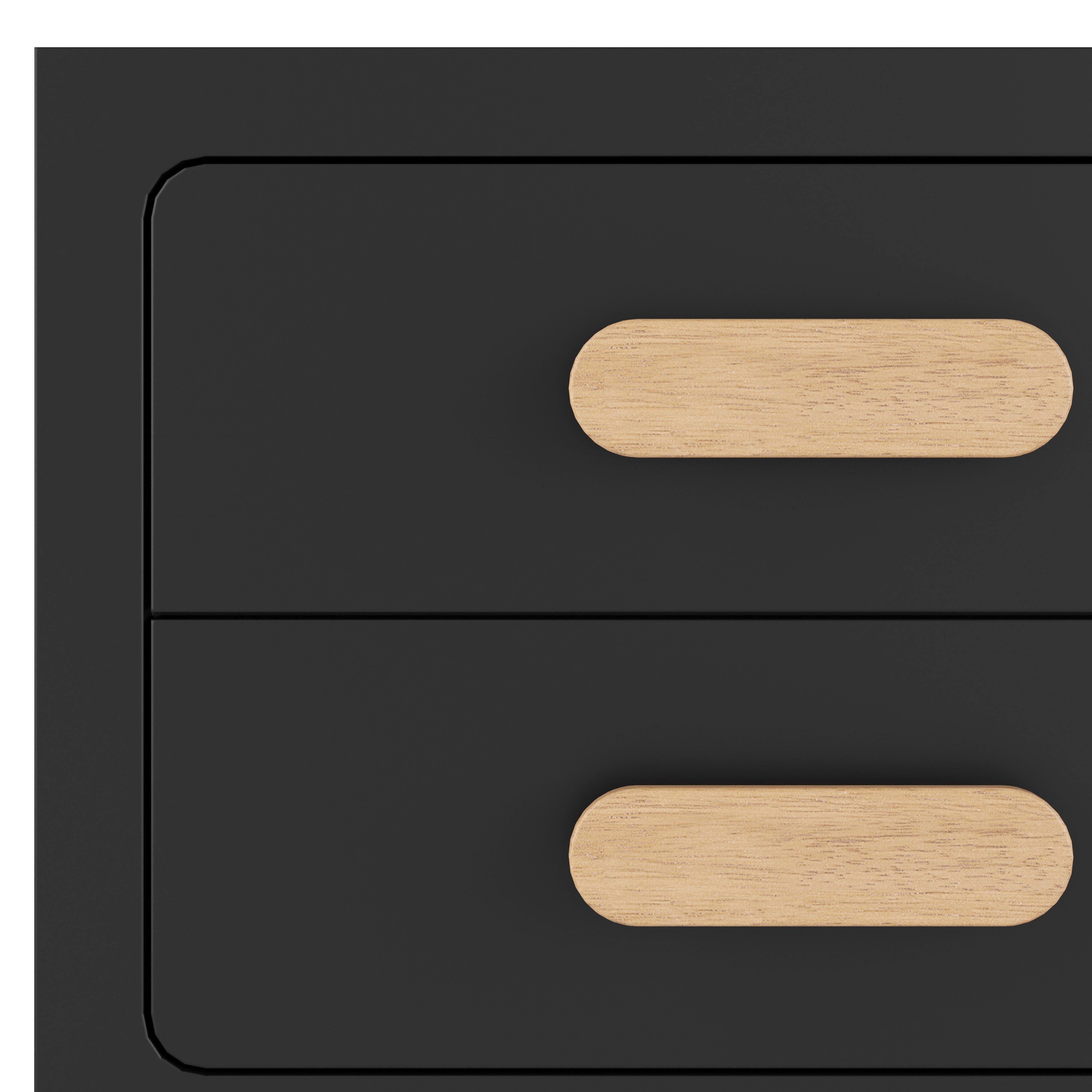 Park Heights Night Stand - Caviar Black