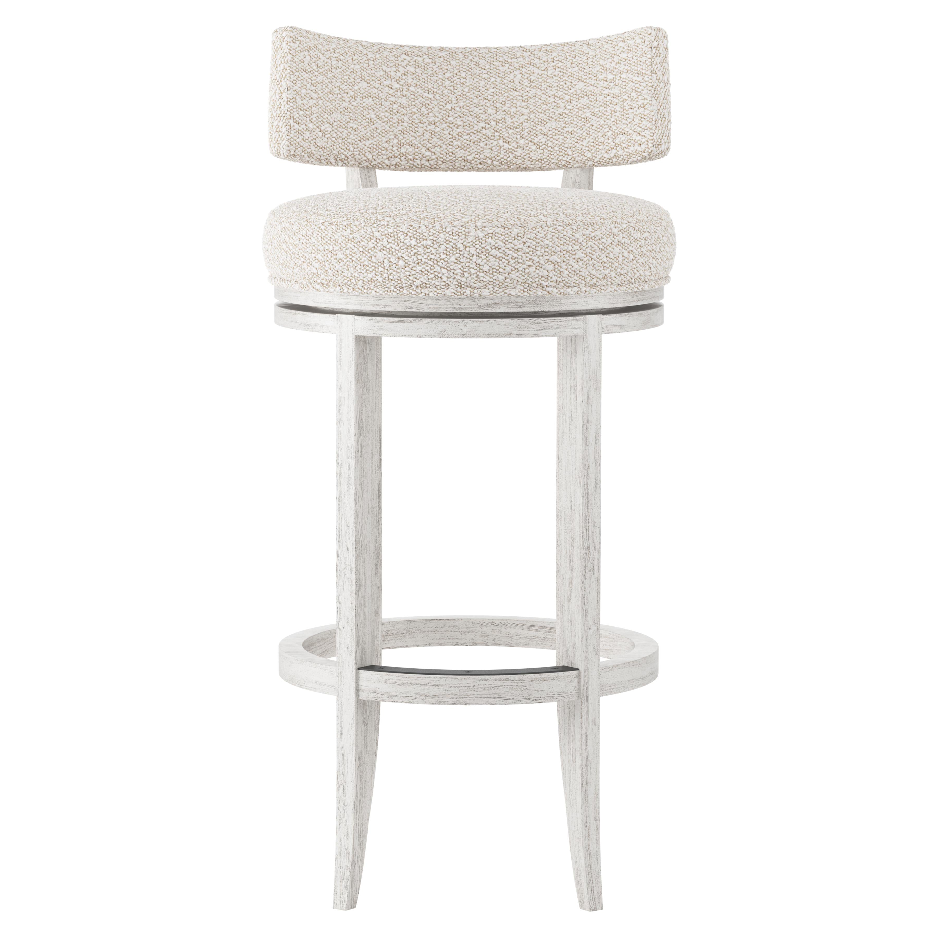 Bernhardt Furniture Hirsch Fabric Bar Stool