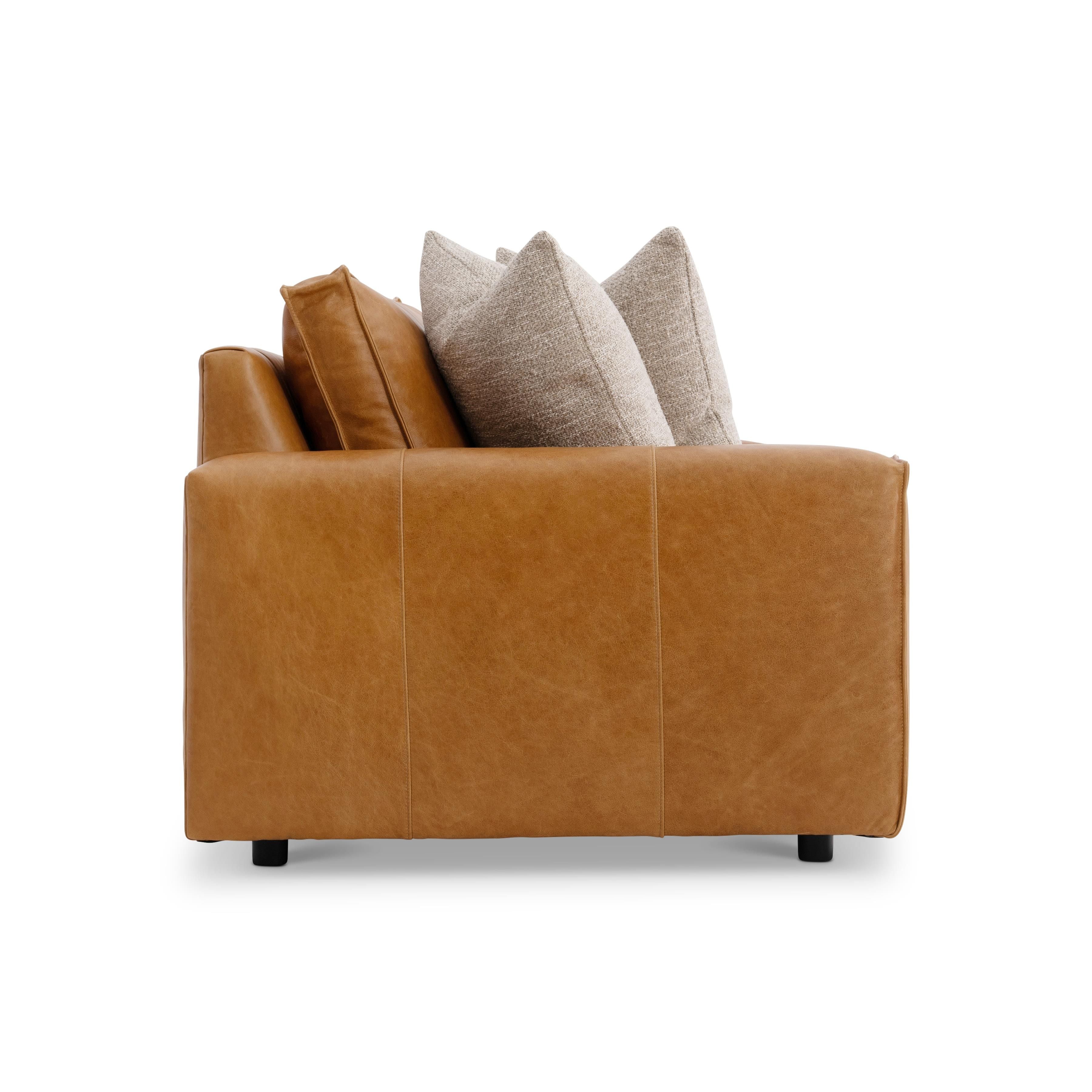 Bernhardt Nest Leather Sofa