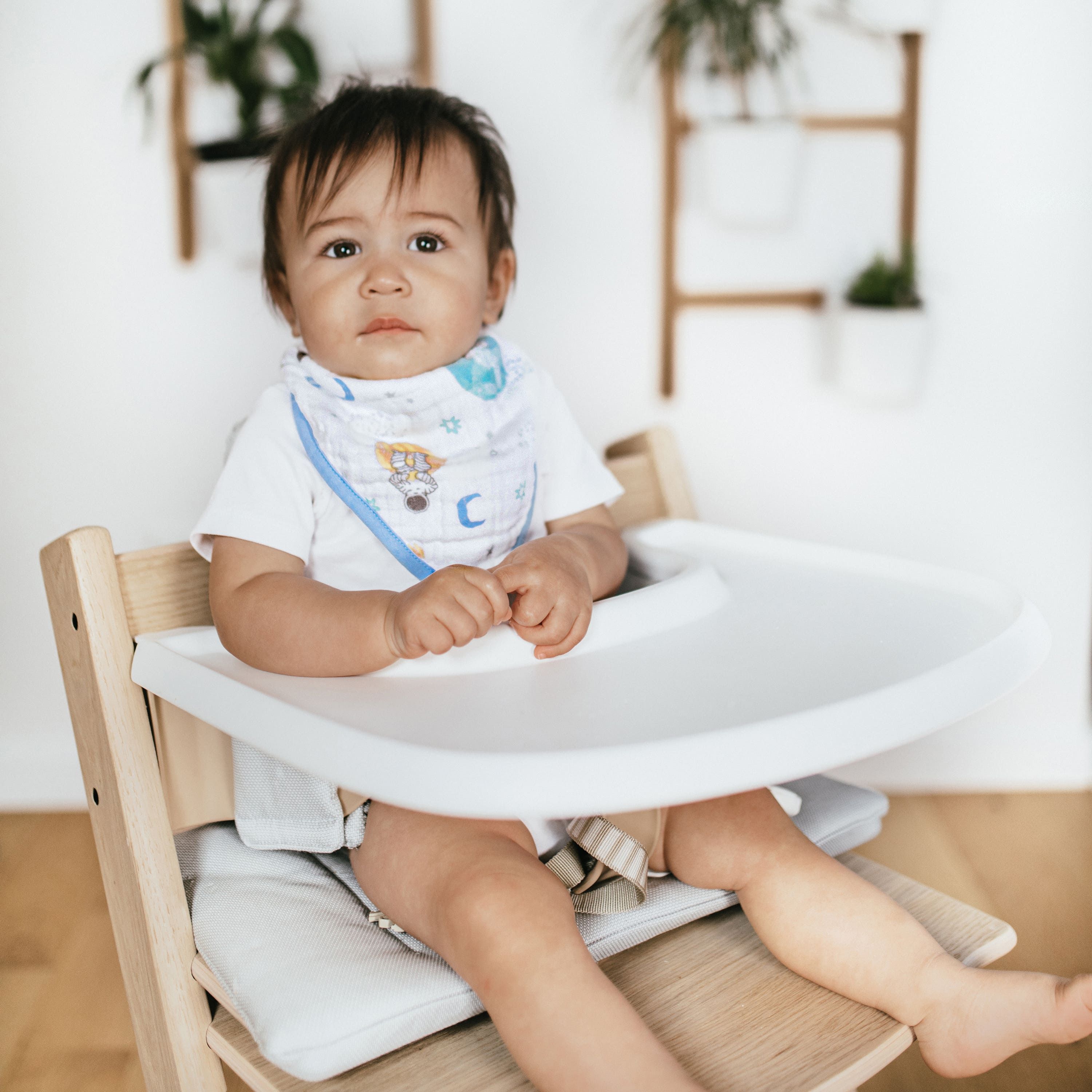 Essentials Cotton Muslin Bandana Bibs 2 Pack