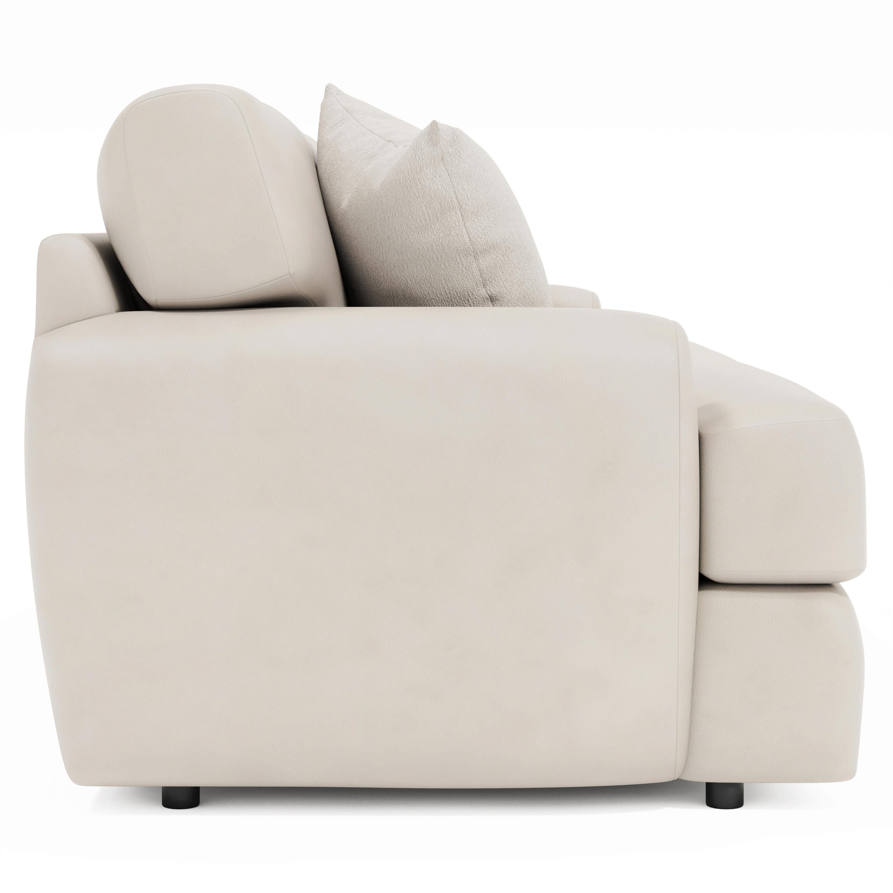 Bernhardt Cameron Leather Loveseat