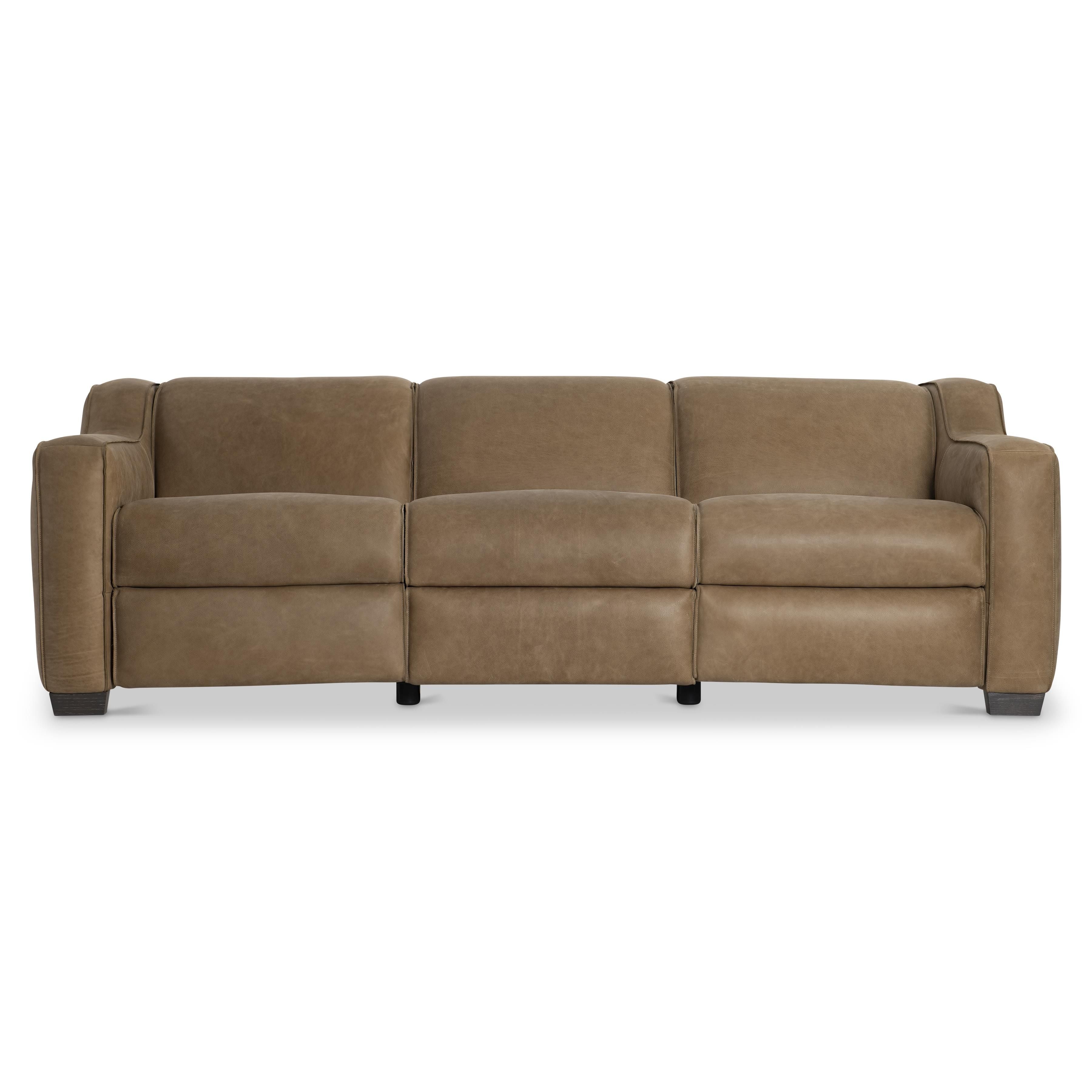 Bernhardt Furniture – Flynn Leather Power Motion Sofa