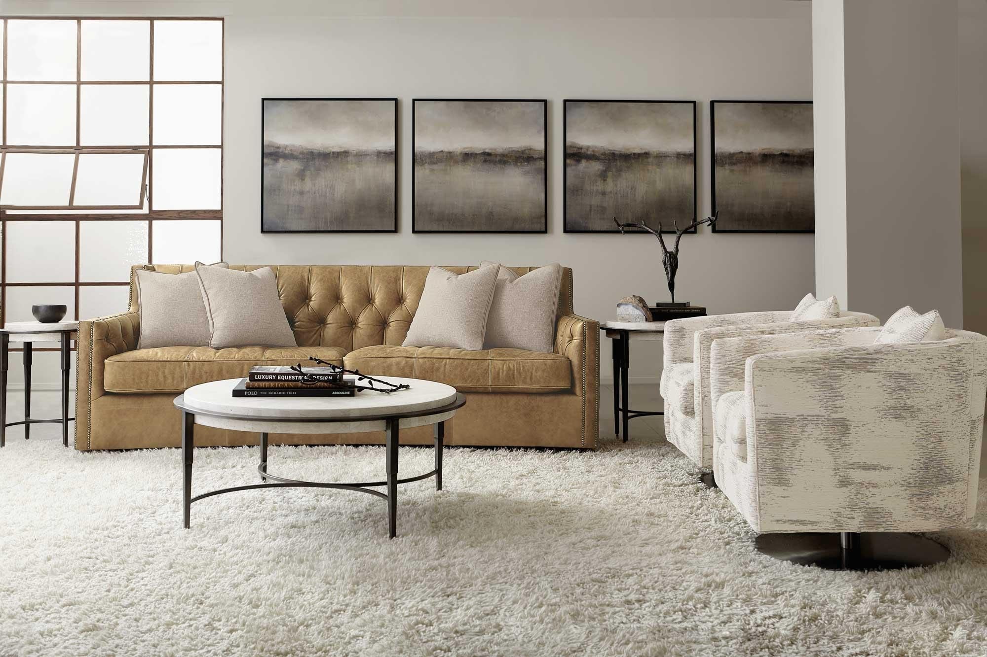Bernhardt Furniture Candace Leather Sofa