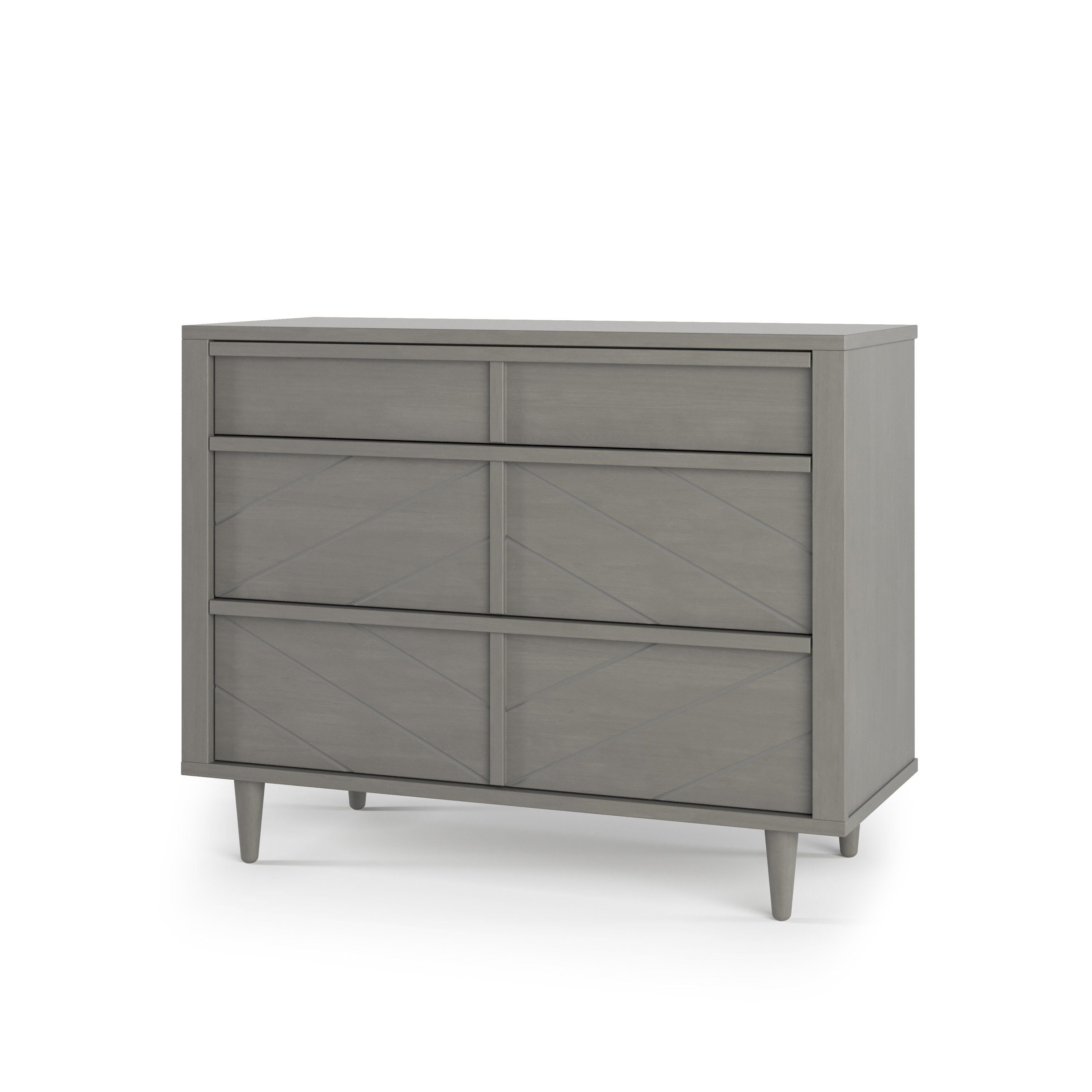 Surrey Hill 3 Drawer Dresser in Lunar Gray