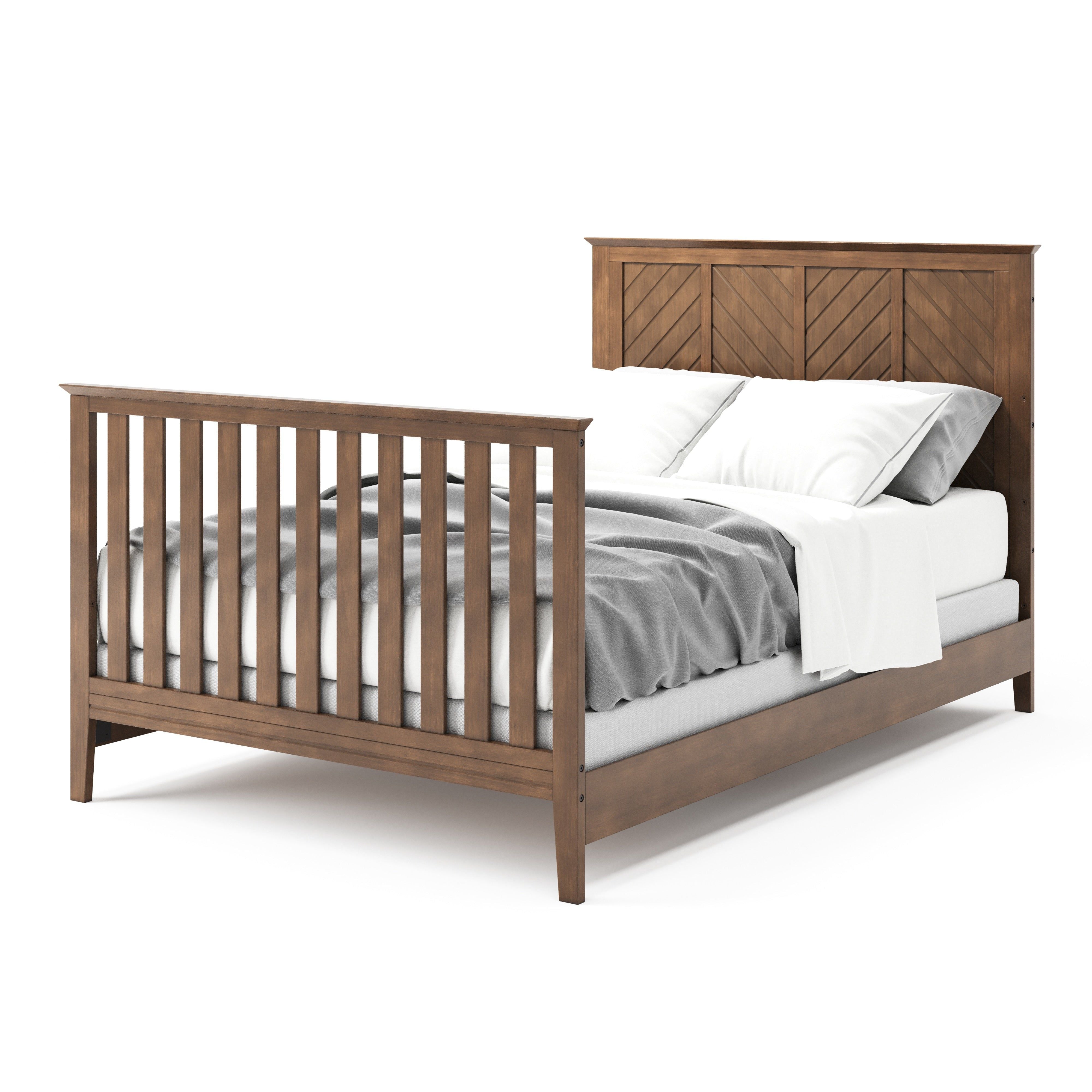 F06401 - Full-Size Bed Rails, Cocoa Bean