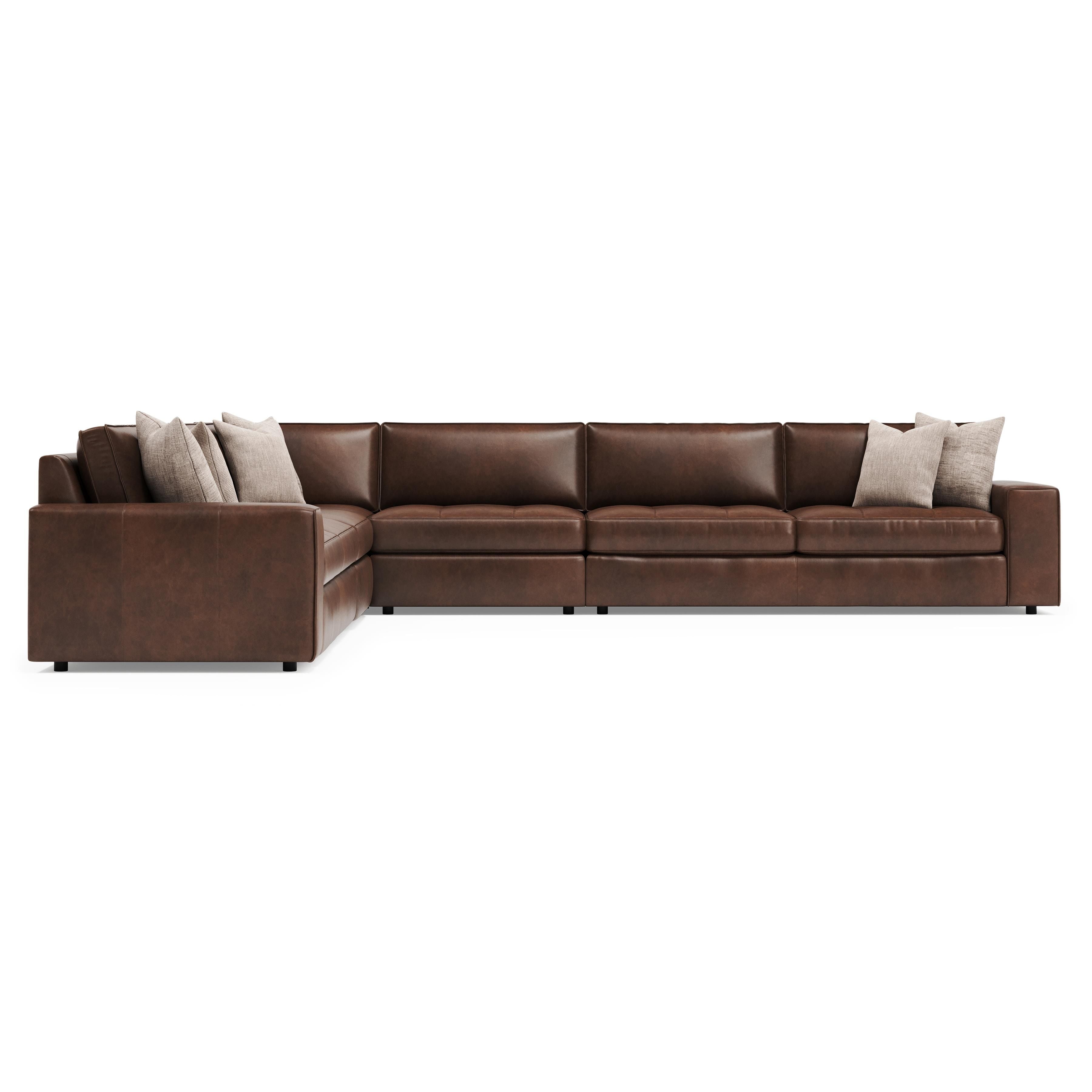 Bernhardt Furniture Nest Leather Sectional