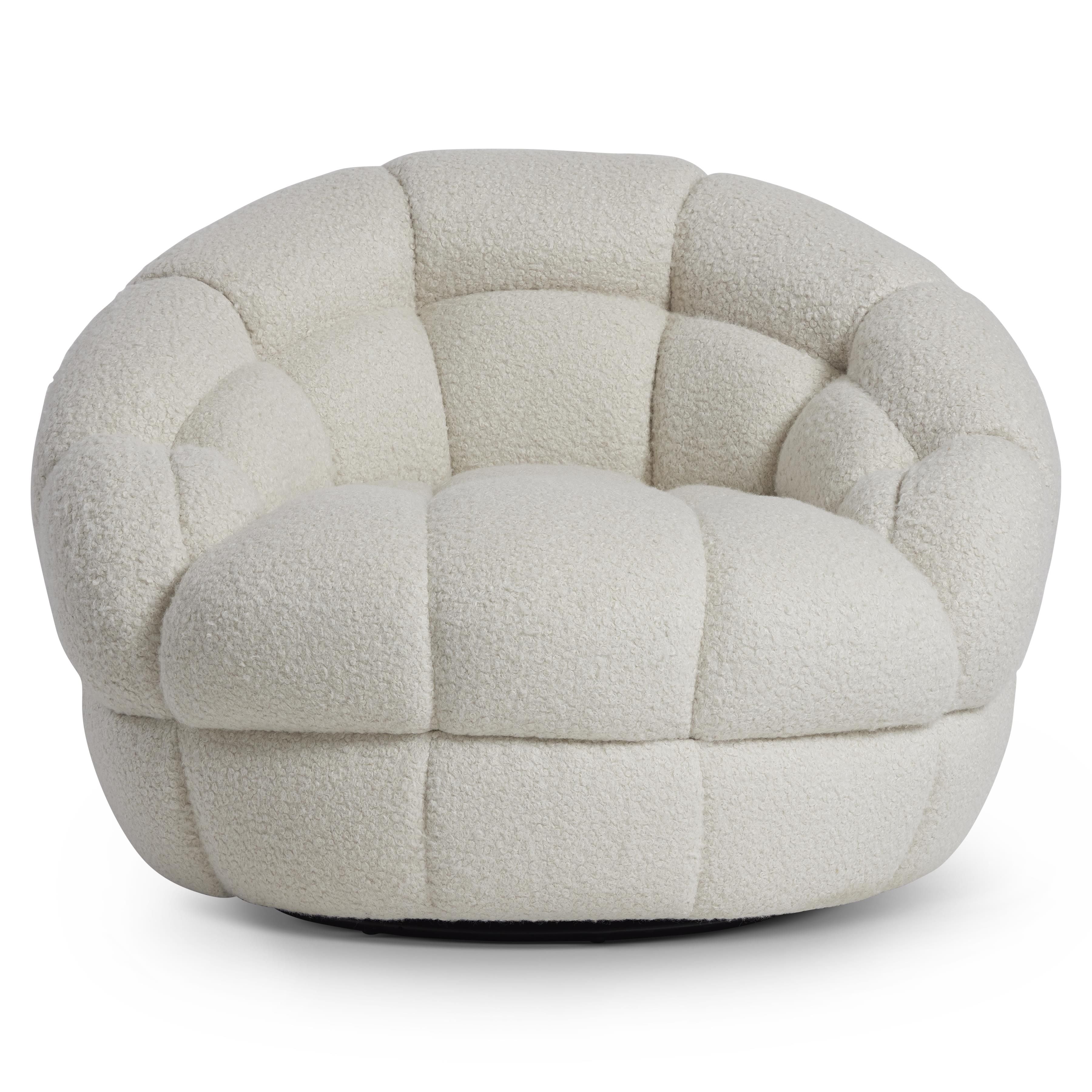 Bernhardt Furniture Coco Fabric Swivel Chair