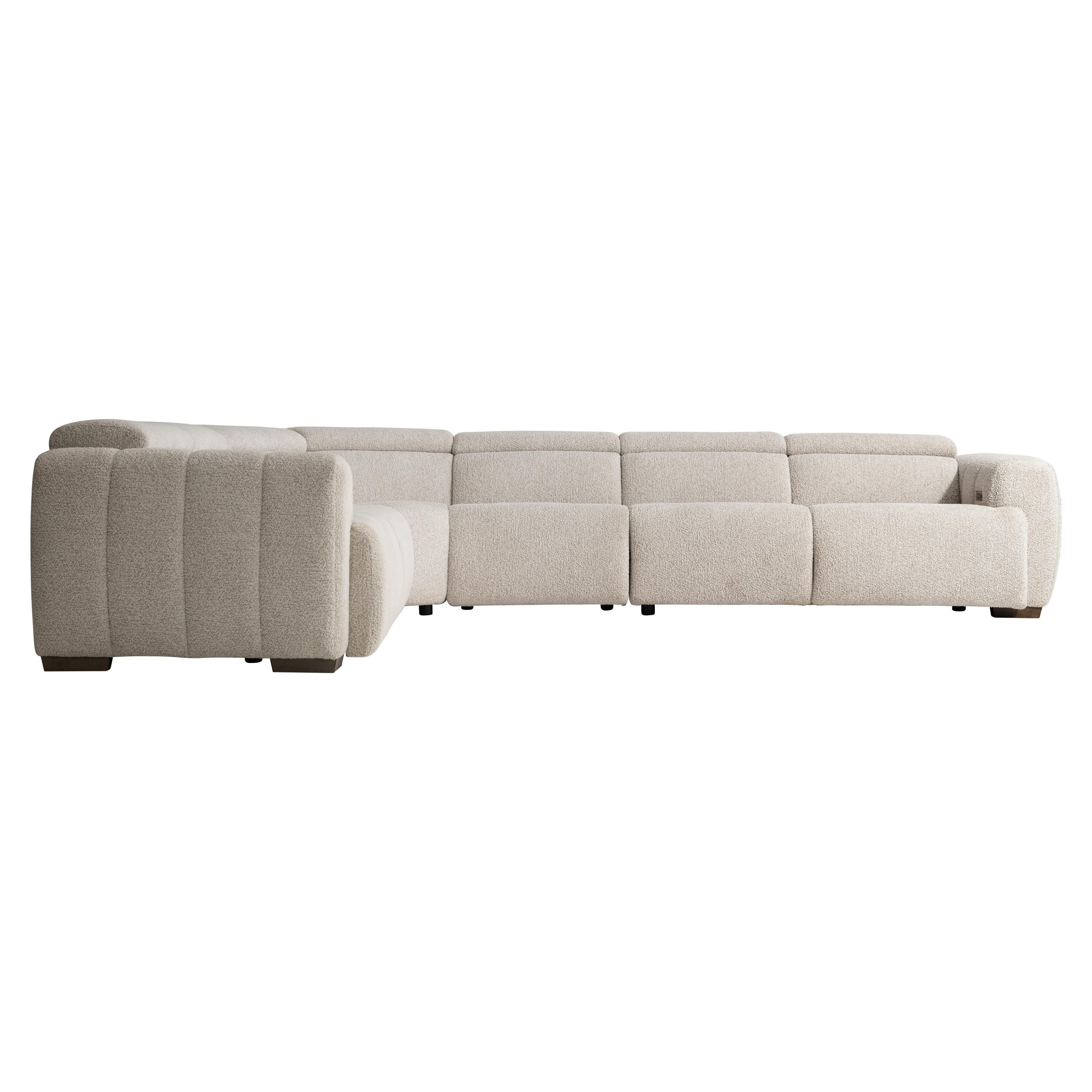 Bernhardt Furniture – Aldo Fabric Power Motion Sectional