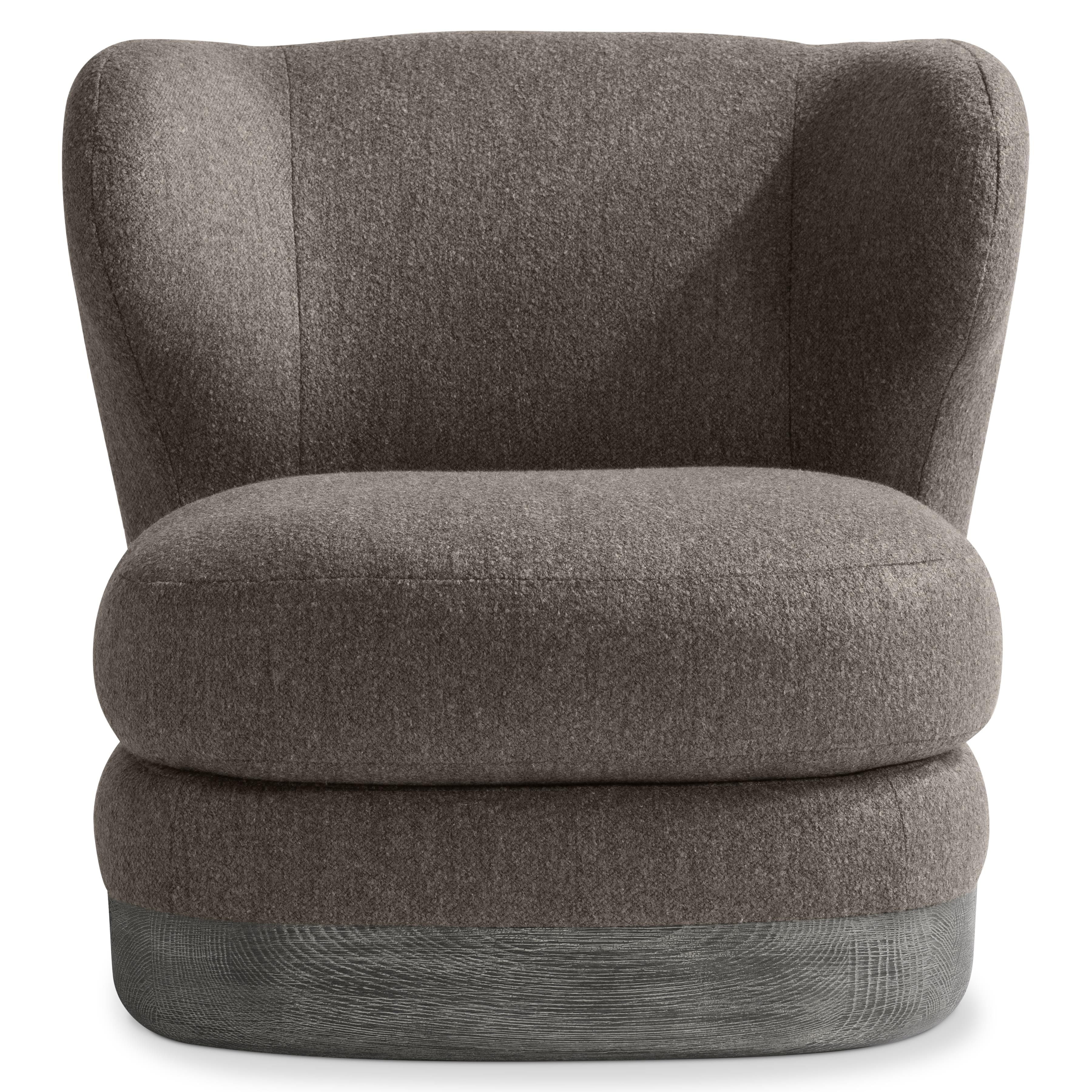 Bernhardt Beck Fabric Swivel Chair