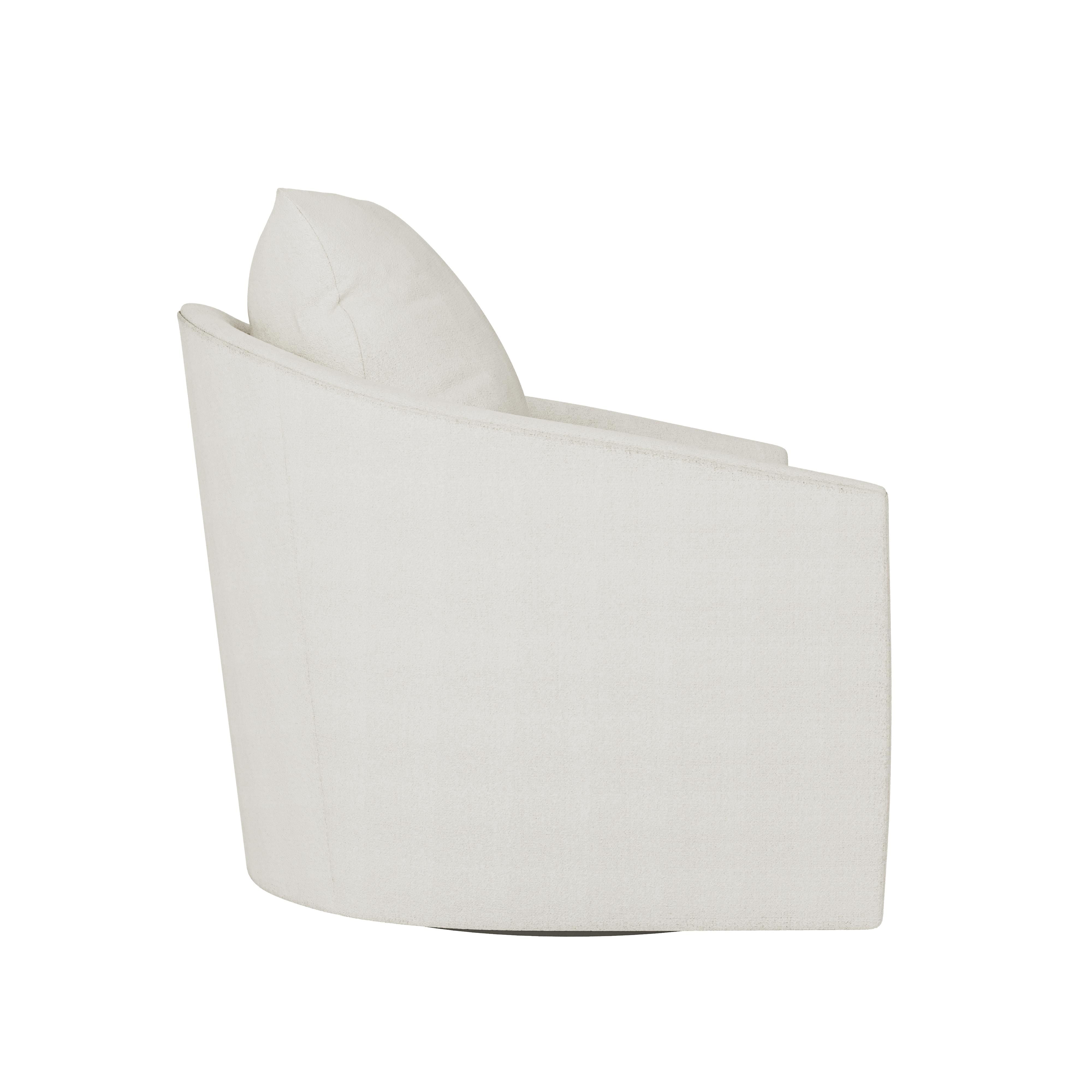 Bernhardt Astoria Fabric Swivel Chair