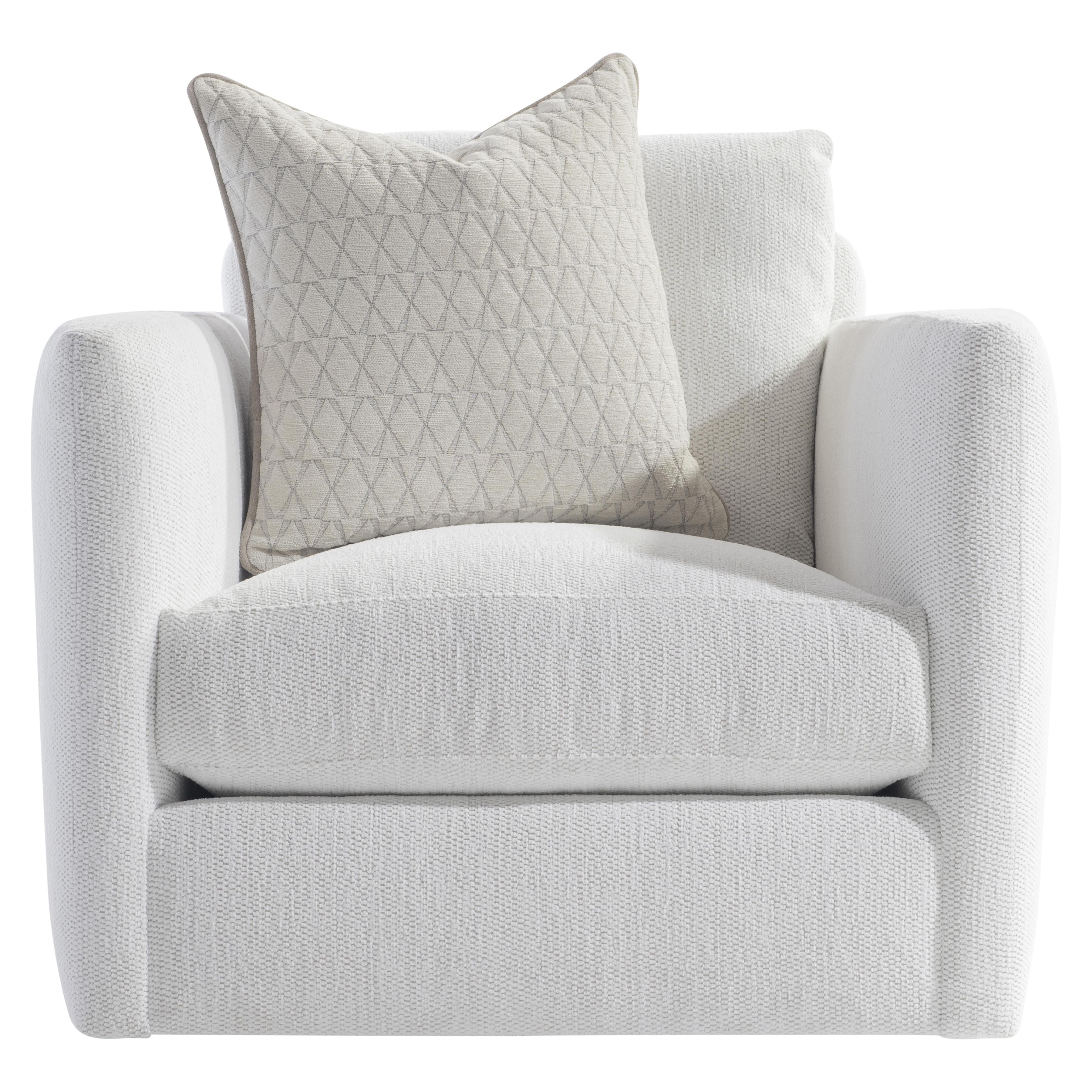 Bernhardt Furniture Rory Fabric Swivel Chair