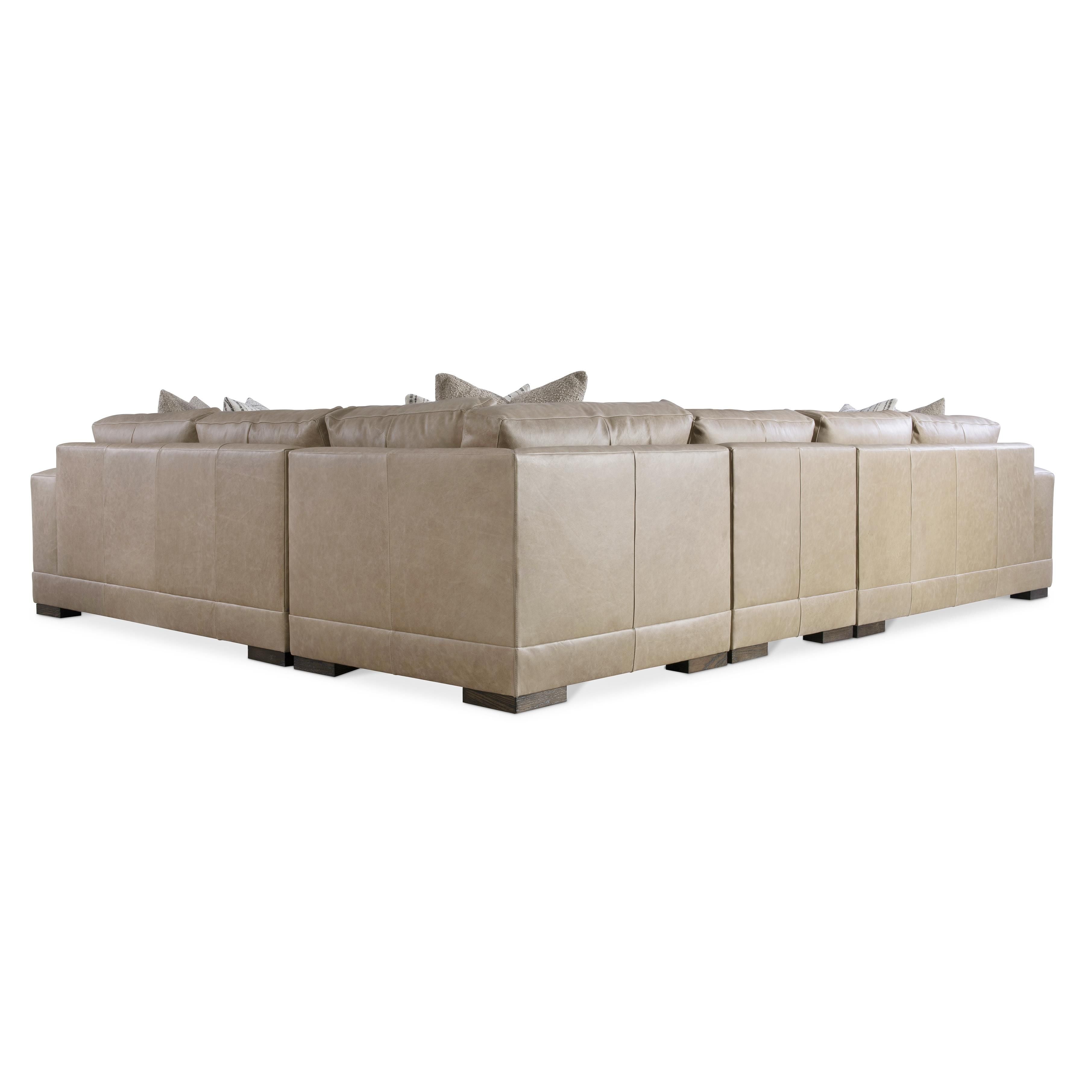 Bernhardt Furniture Lars Leather Sectional