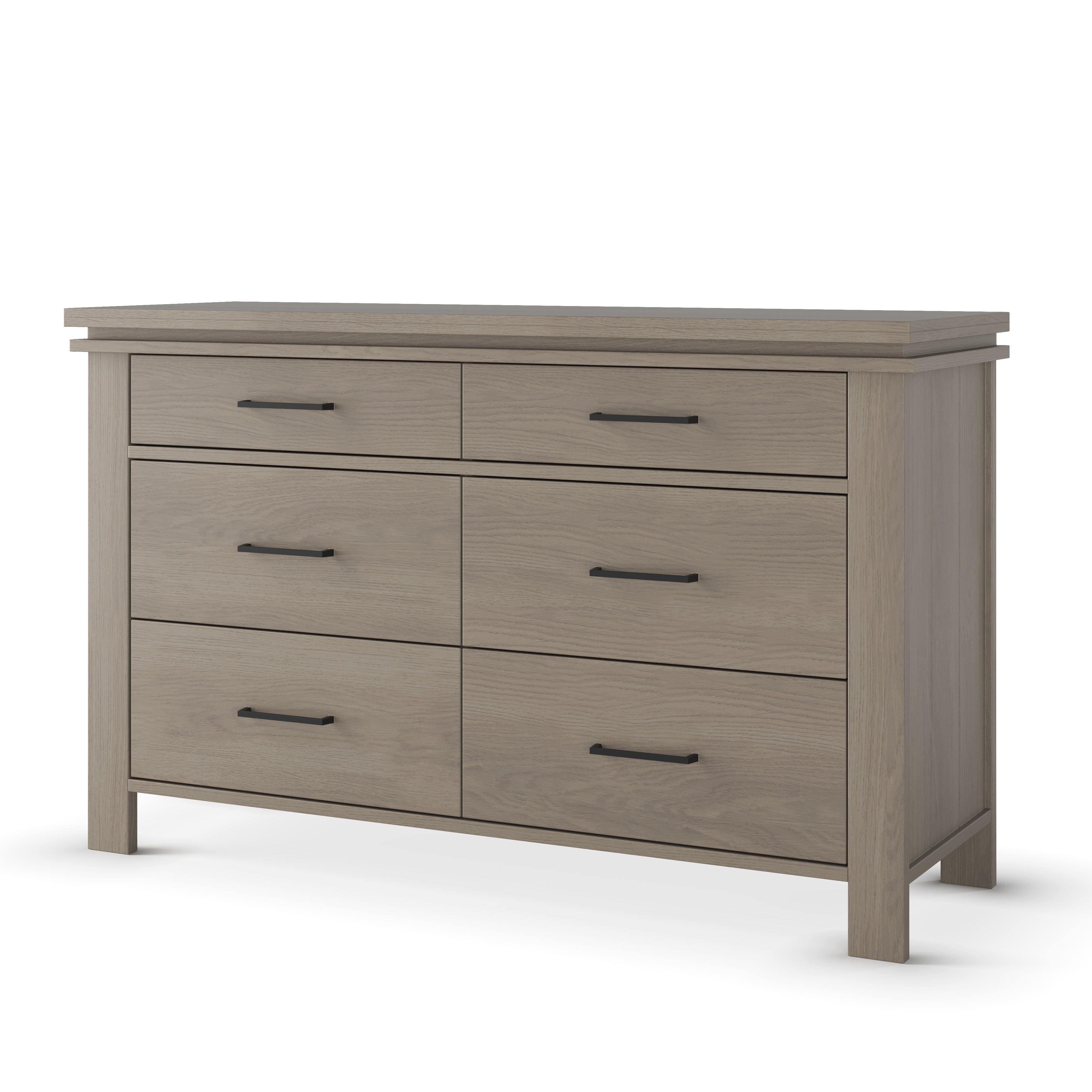 Denman Double Dresser, Crescent Gray