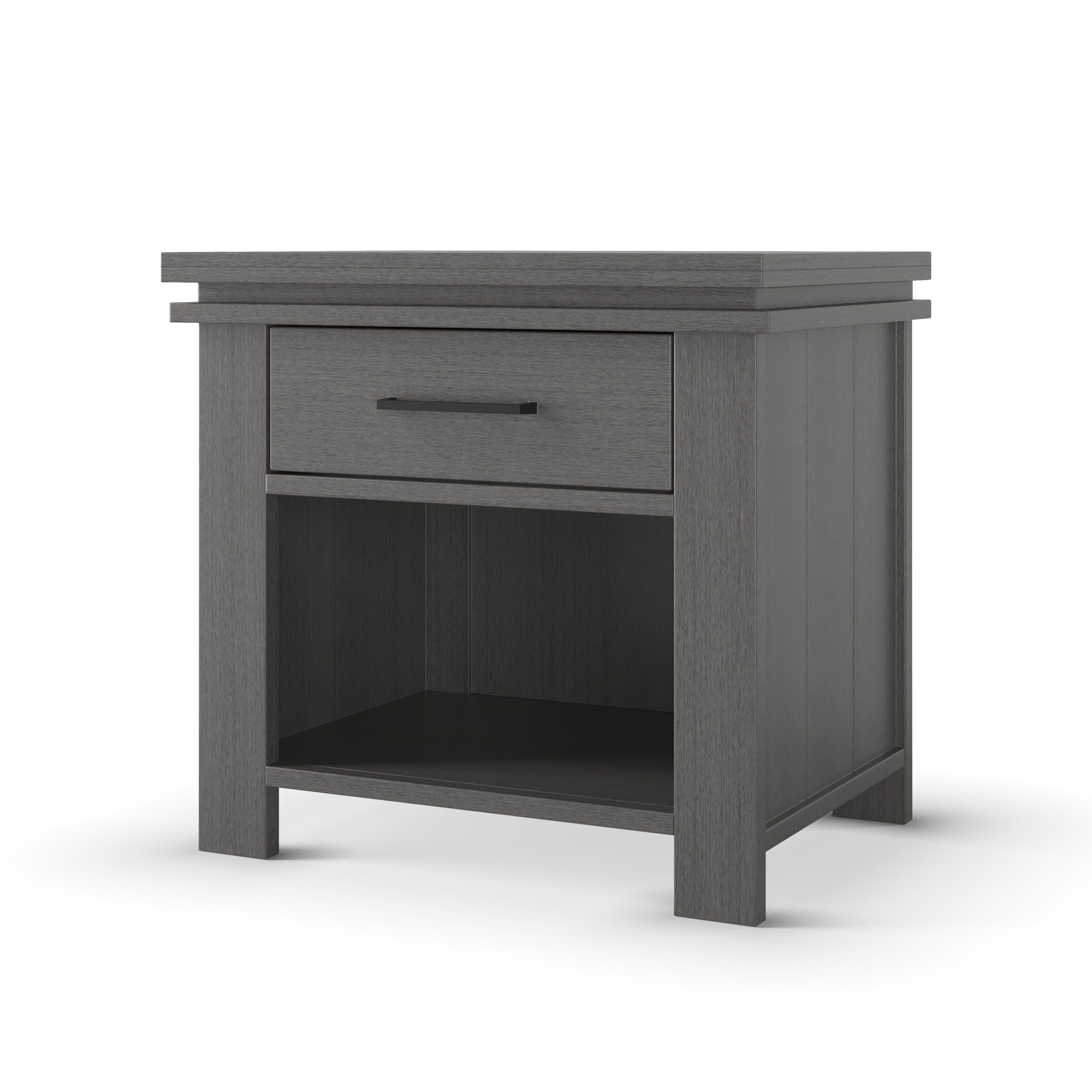 Denman Nightstand, Midnight Gray