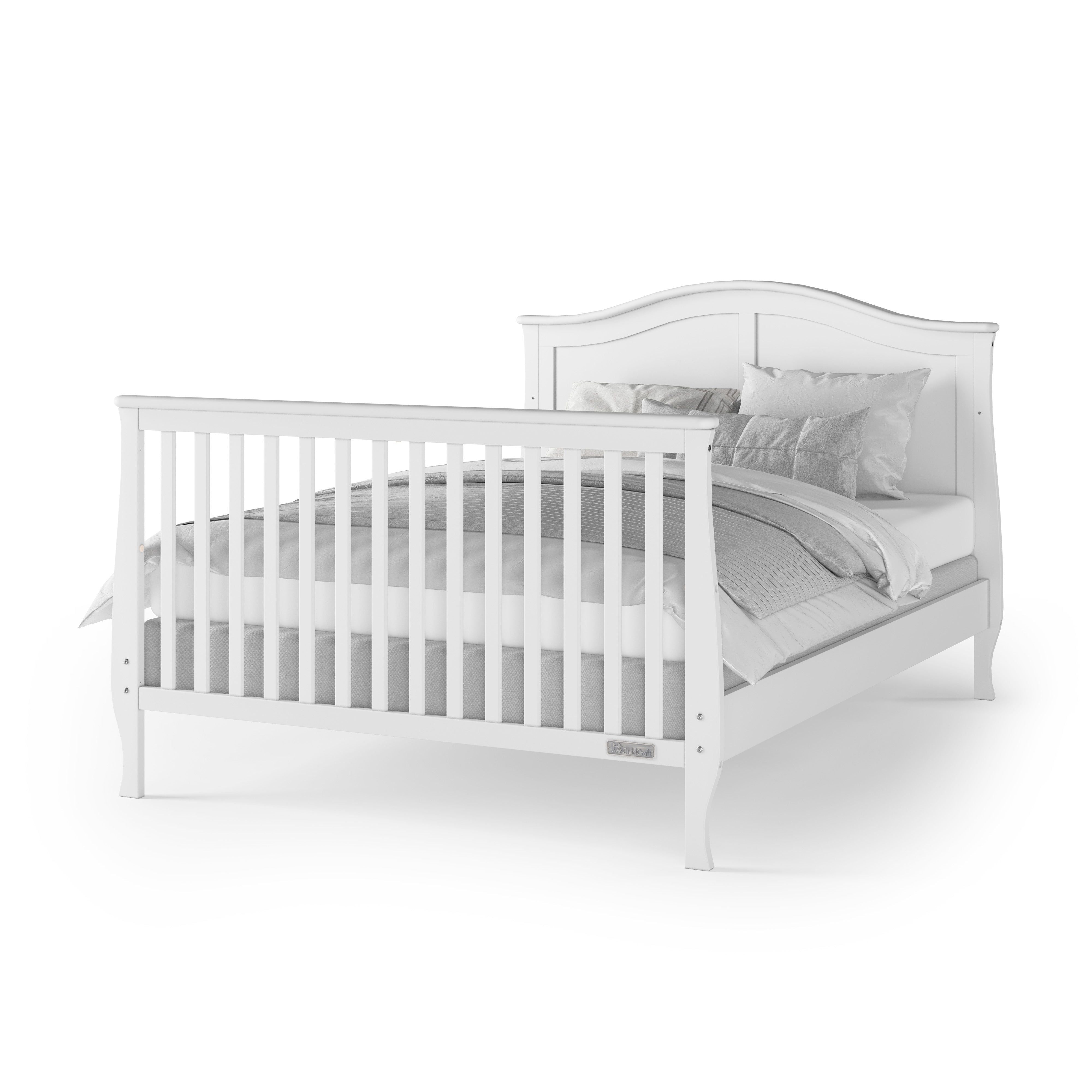 Full-Size Bed Rails, Matte White by Halo Sleep