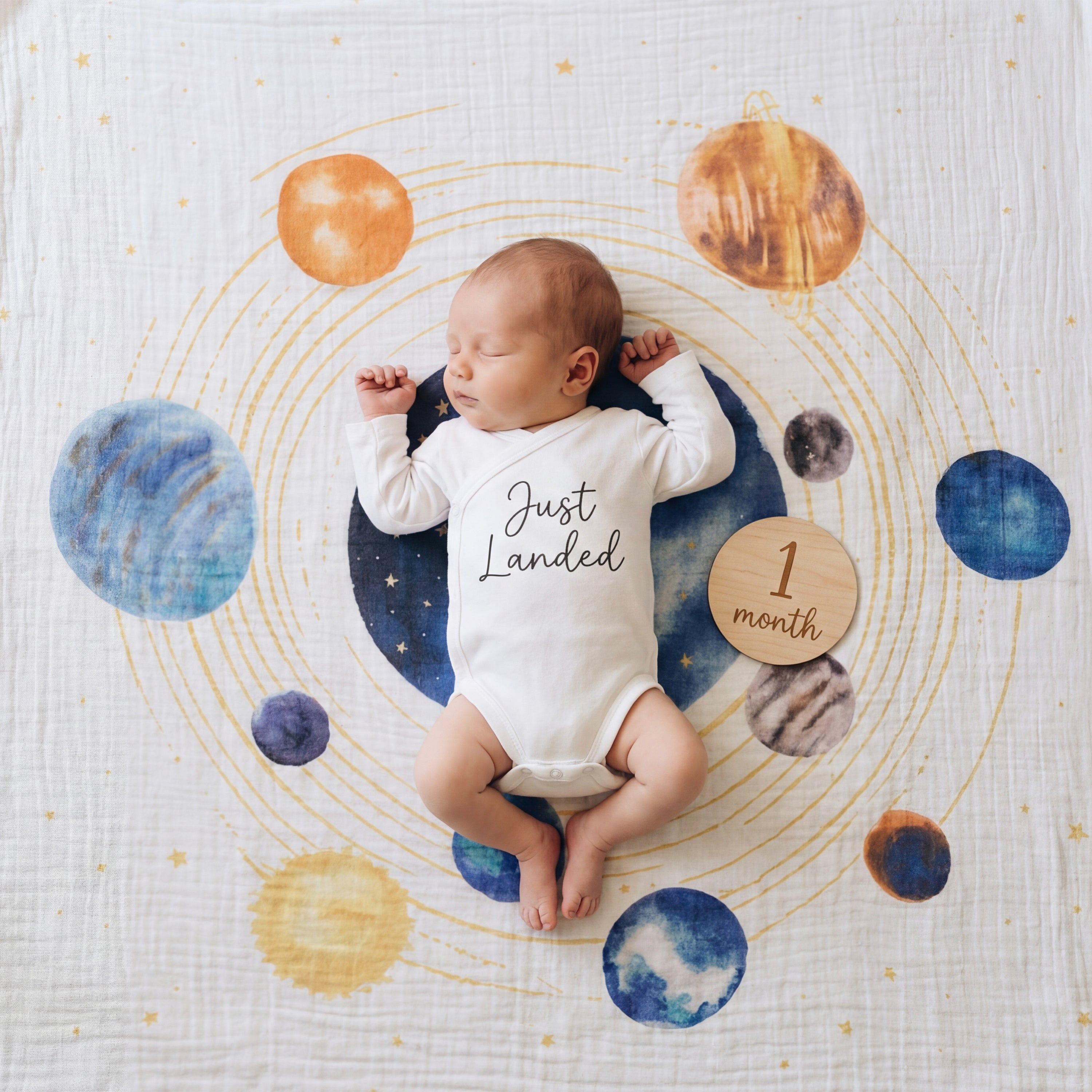 Organic Cotton Muslin Swaddle Blanket 2 Pack