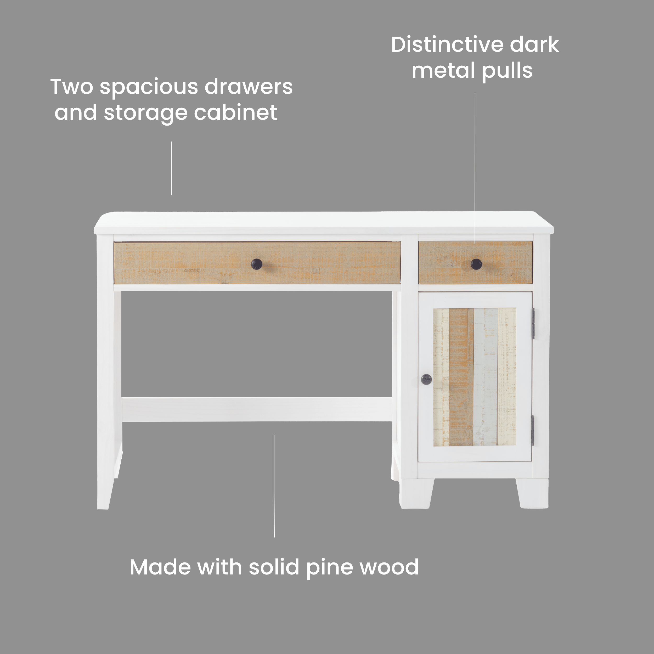 Rockport Desk - Sandstone