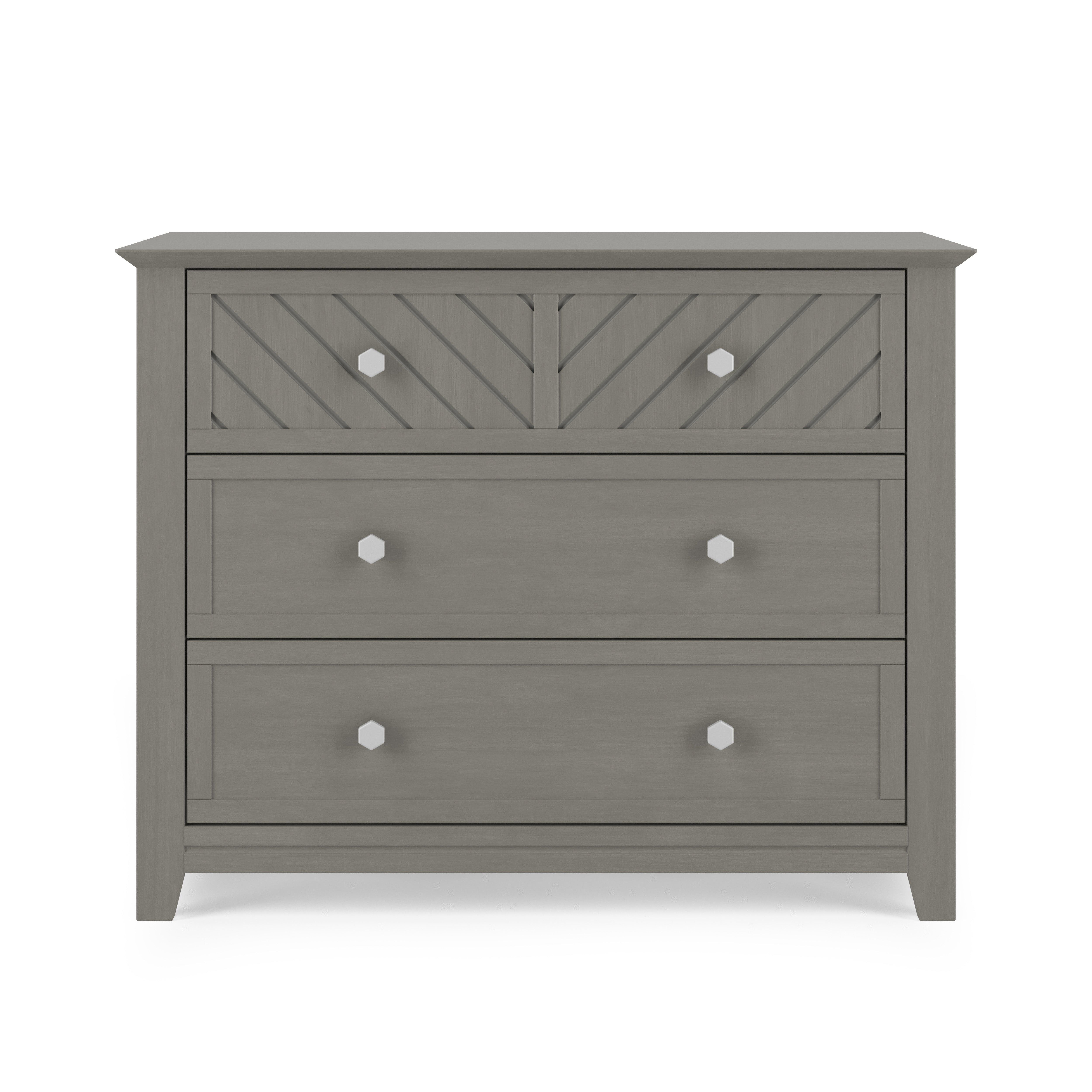 Atwood 3-Drawer Dresser, Lunar Gray