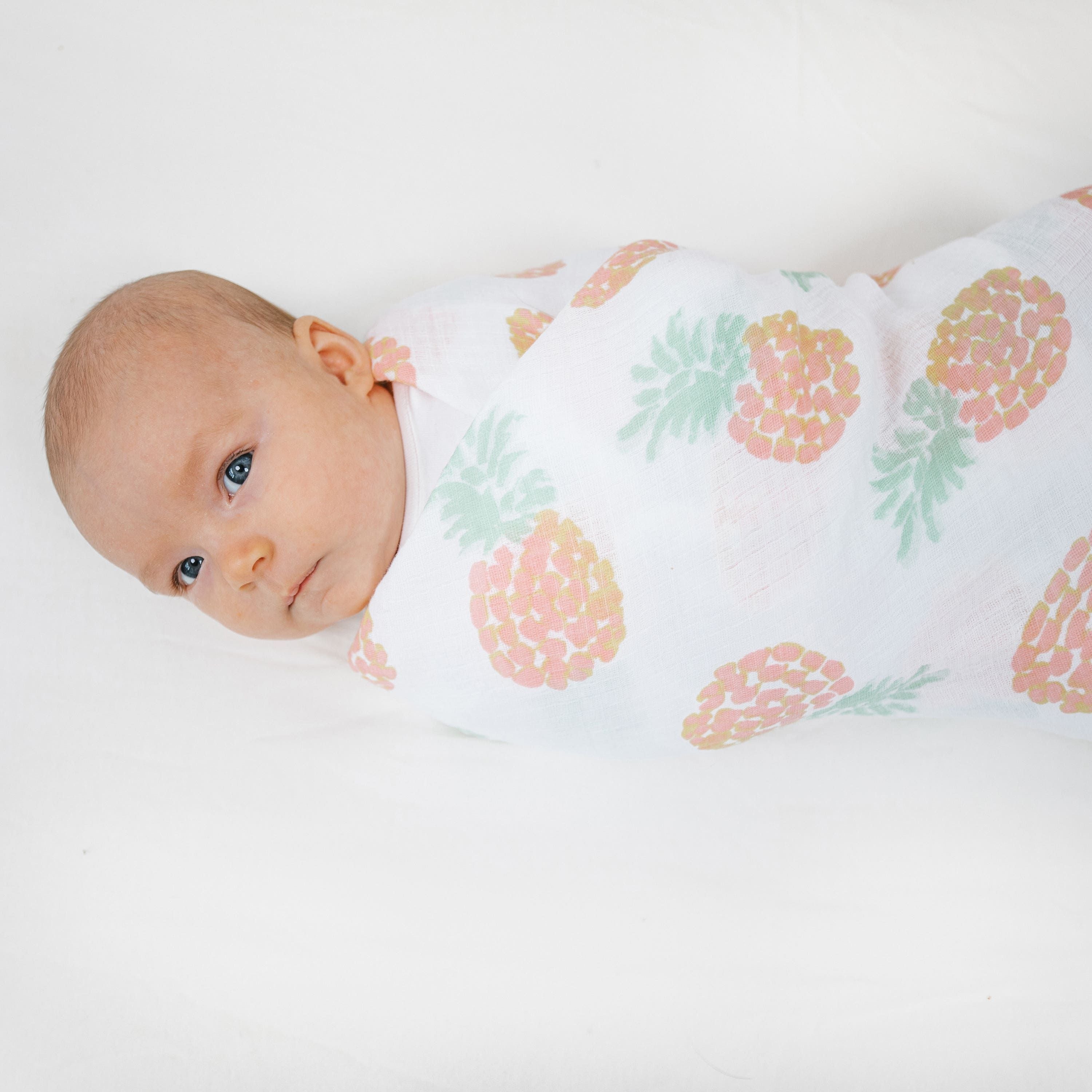 Essentials Cotton Muslin Swaddle Blanket 4 Pack
