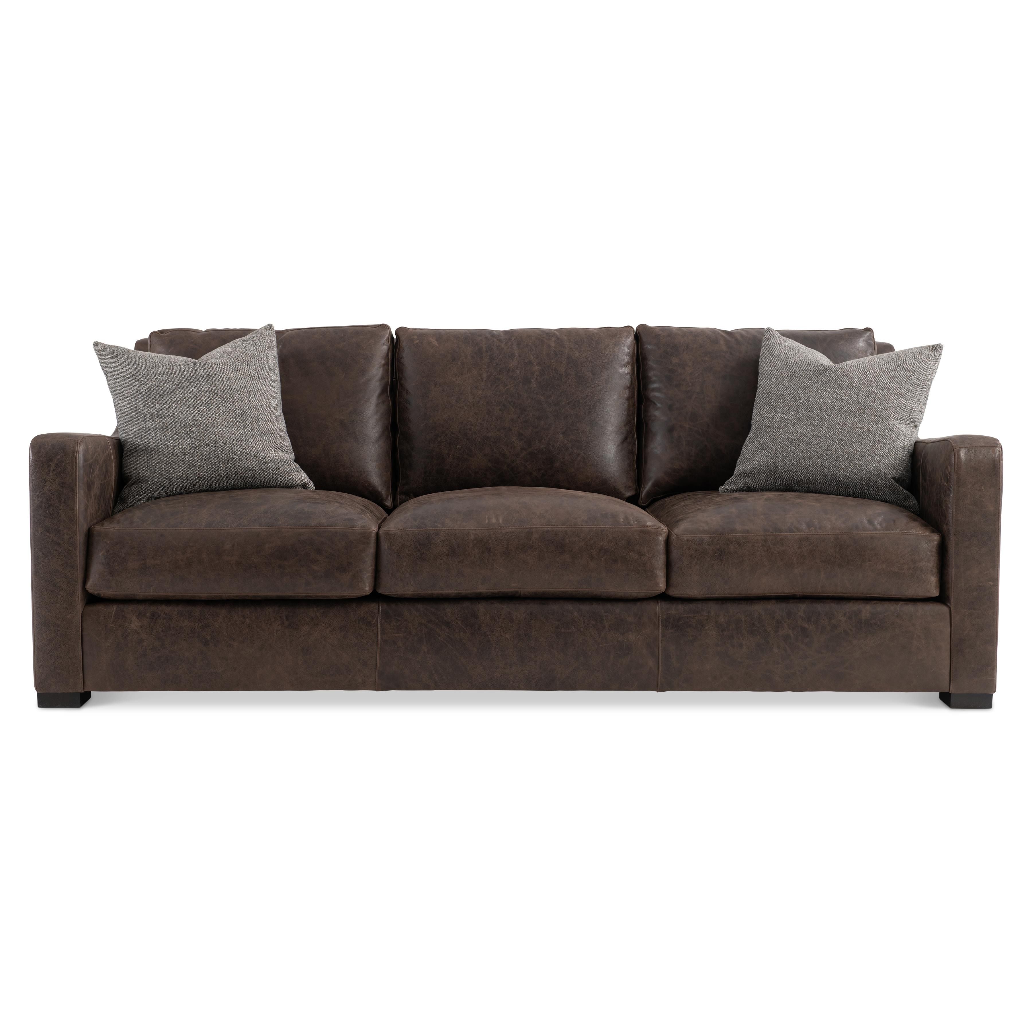 Bernhardt Ventura Leather Sofa