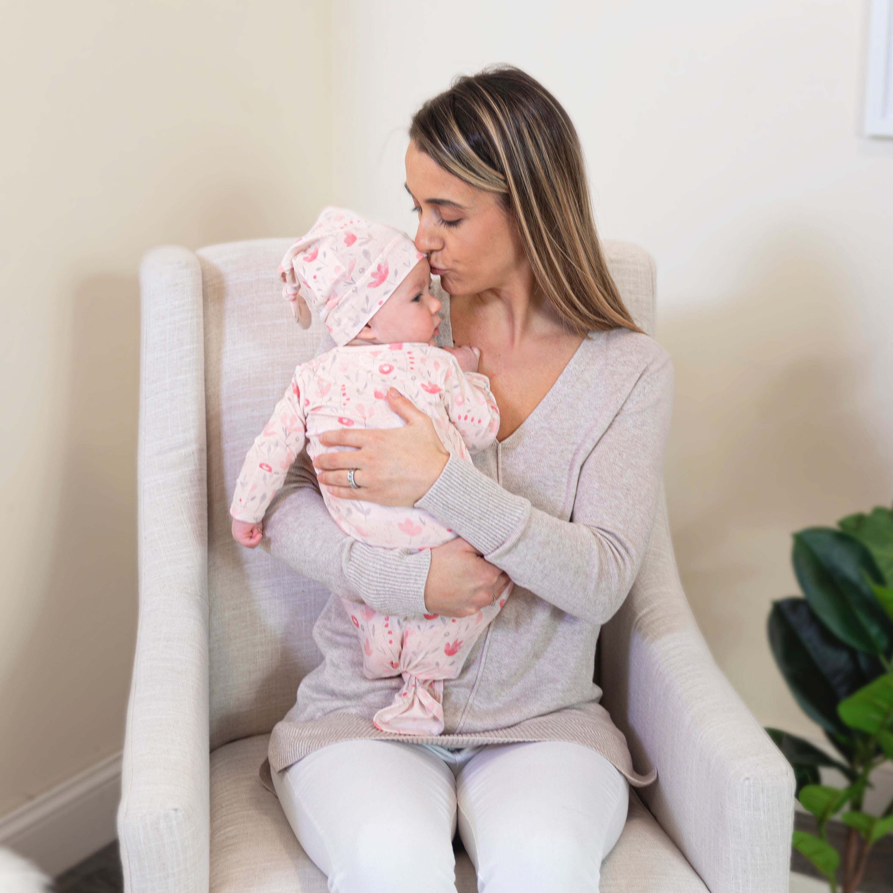 Comfort Knit™ Newborn Gown + Hat Gift Set