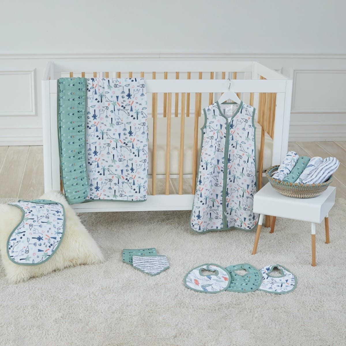 Essentials Cotton Muslin Swaddle Blanket 4 Pack