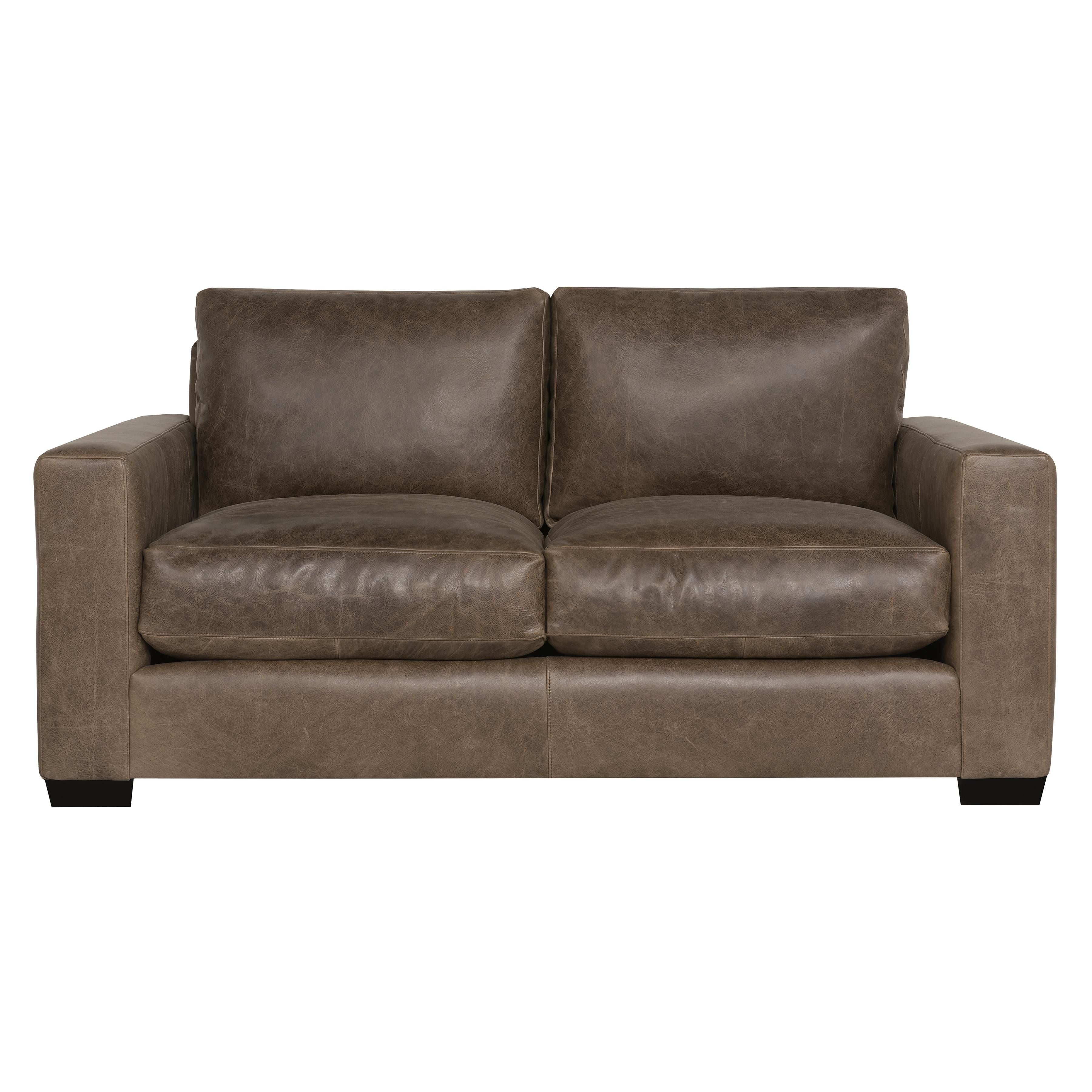 Bernhardt Furniture Dawkins Leather Loveseat