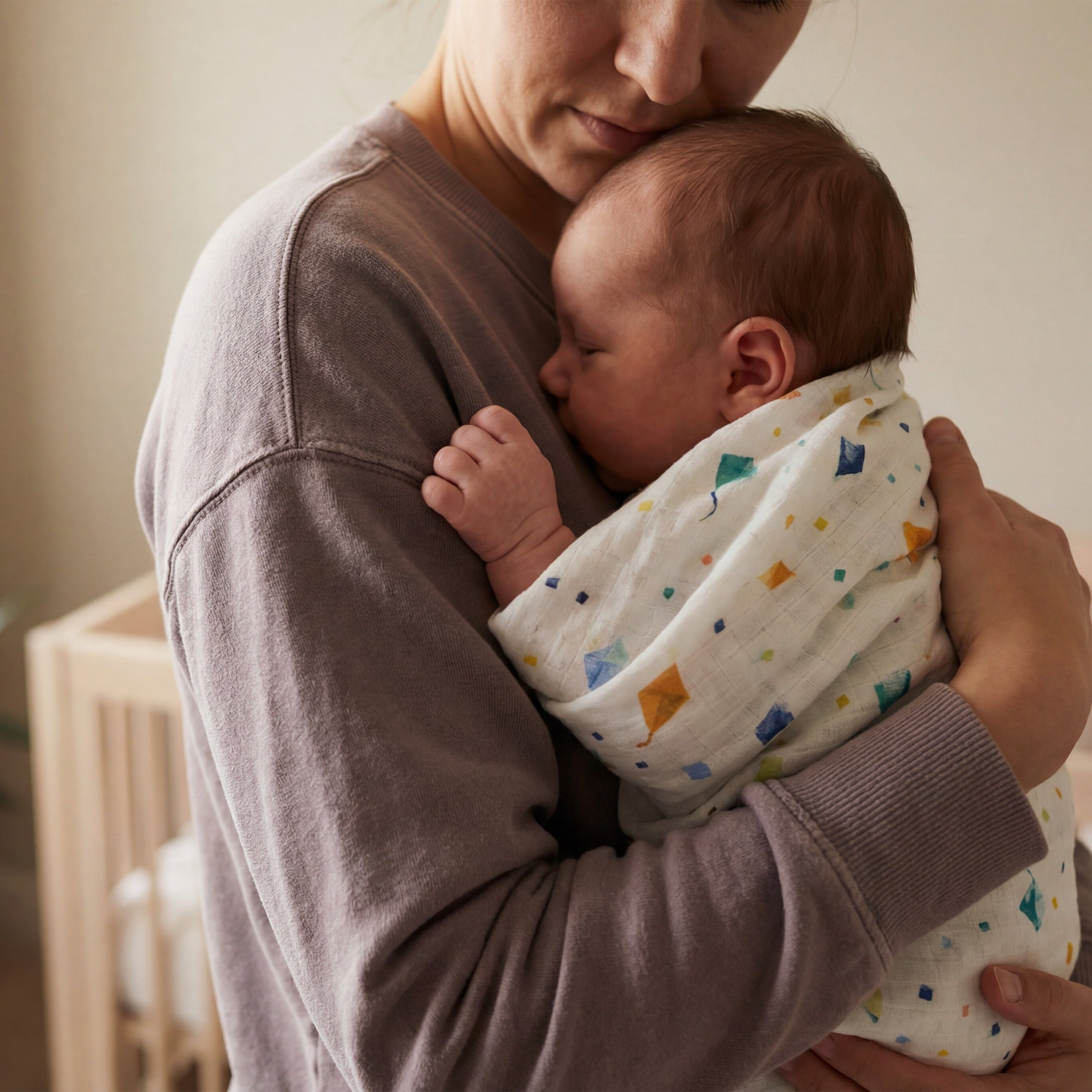 Essentials Cotton Muslin Swaddle Blanket 4 Pack