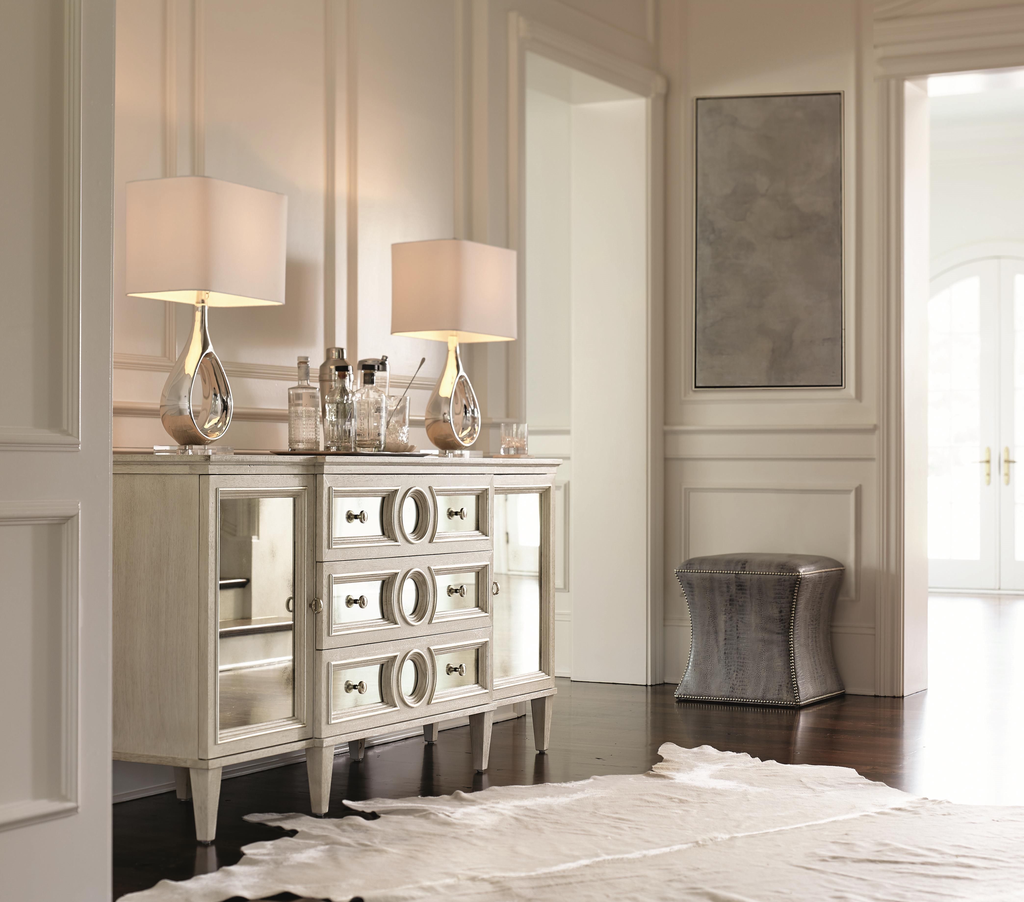 Bernhardt Furniture – Roscoe Leather Ottoman