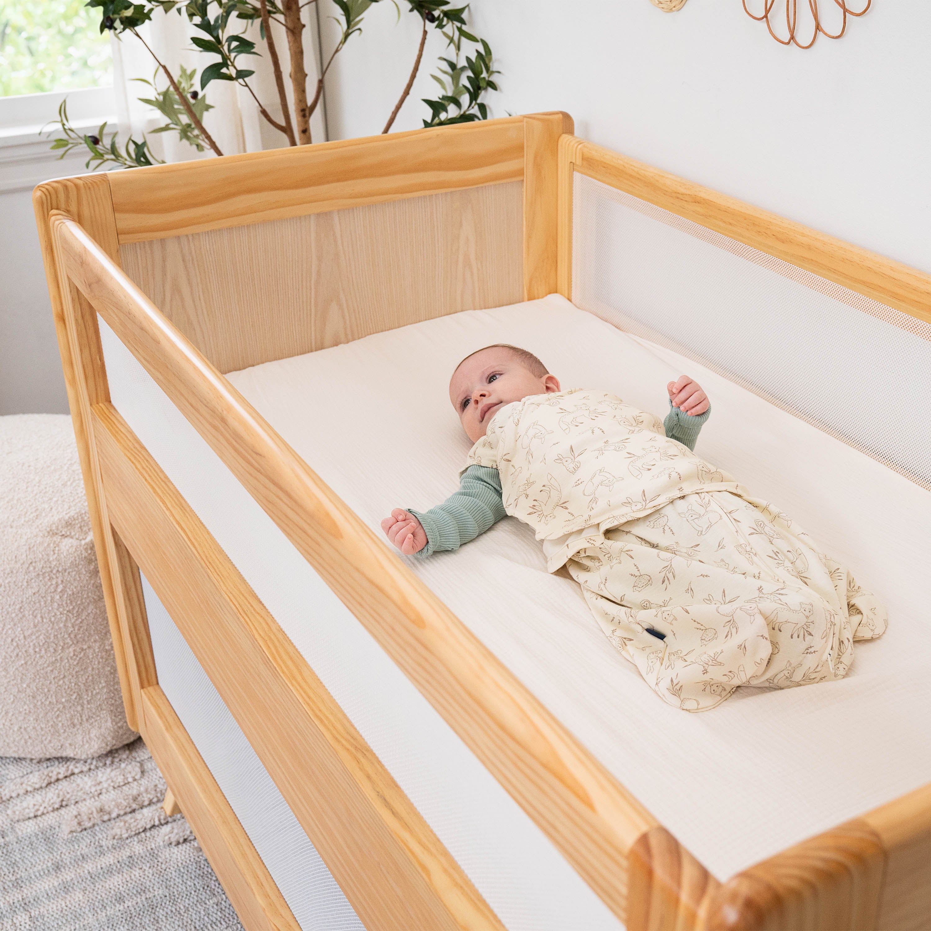 3-in-1 Convertible Full Size Breathable Mesh Crib