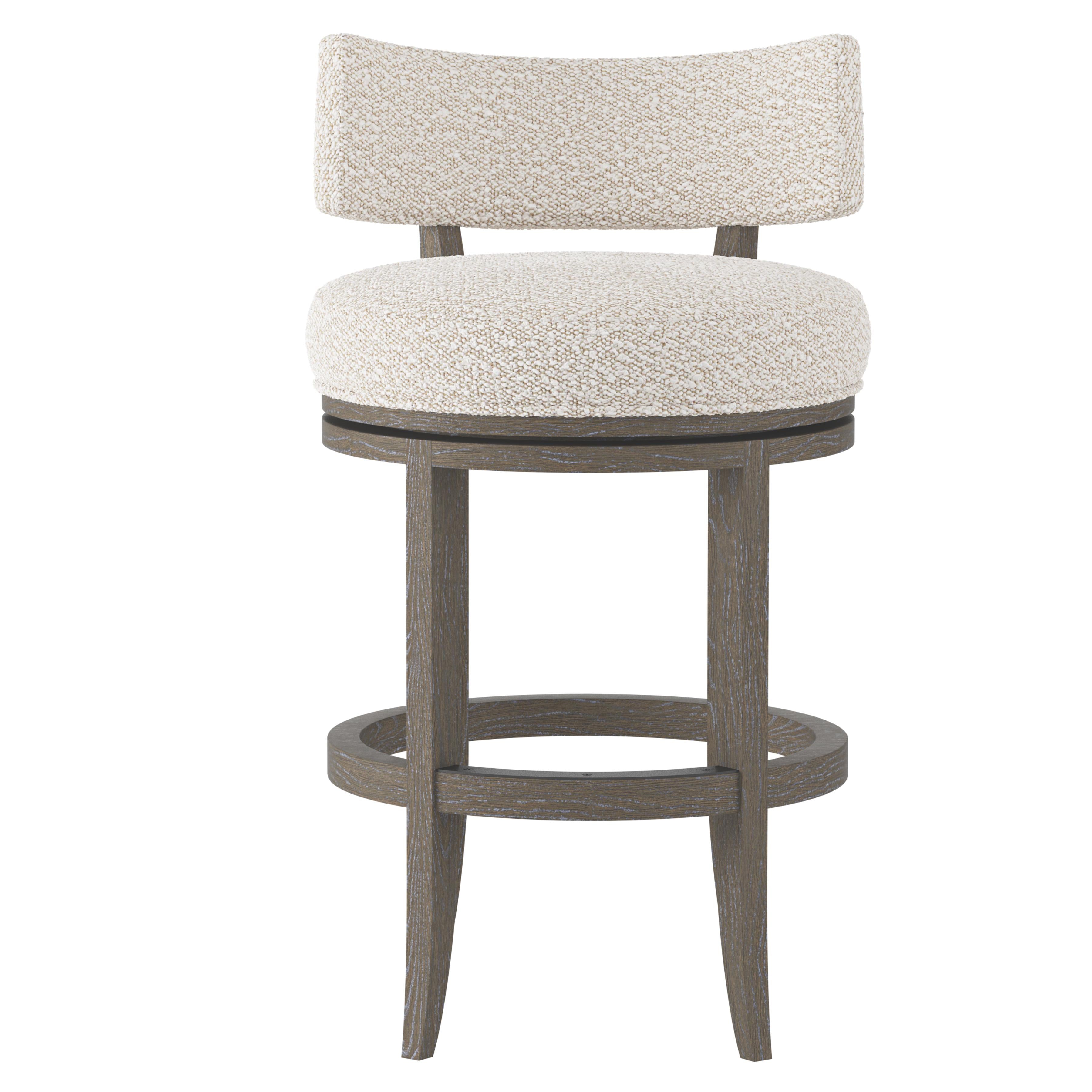 Bernhardt Hirsch Fabric Counter Stool