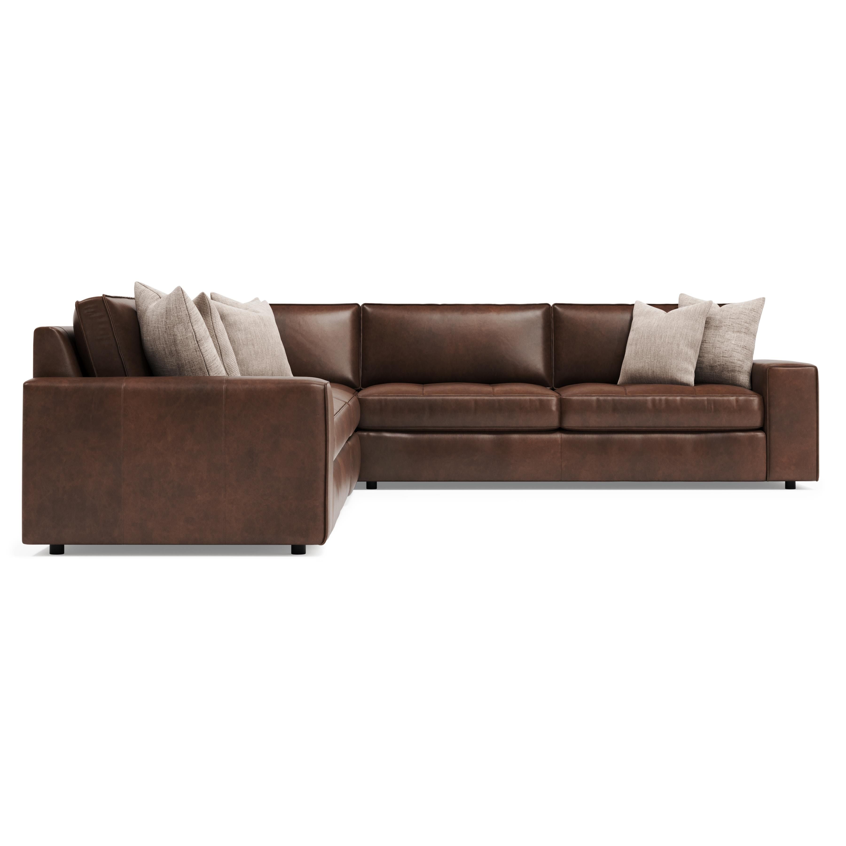 Bernhardt Furniture – Nest Leather Sectional