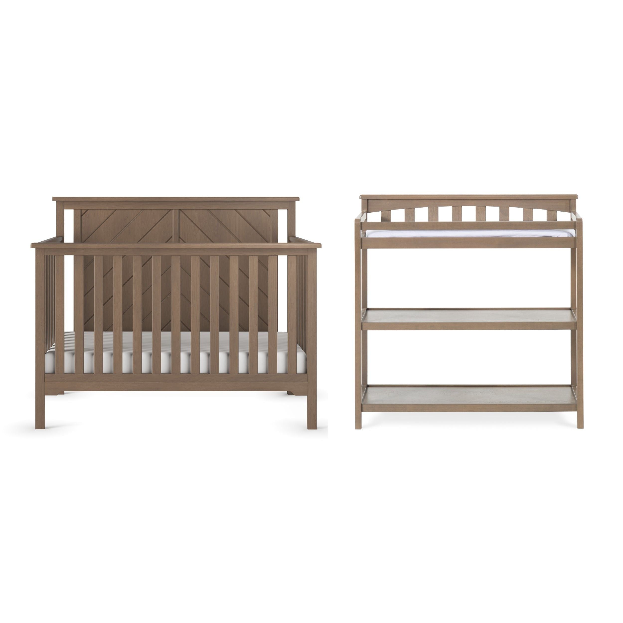 Hampton Flat Top 2-piece Nursery Set