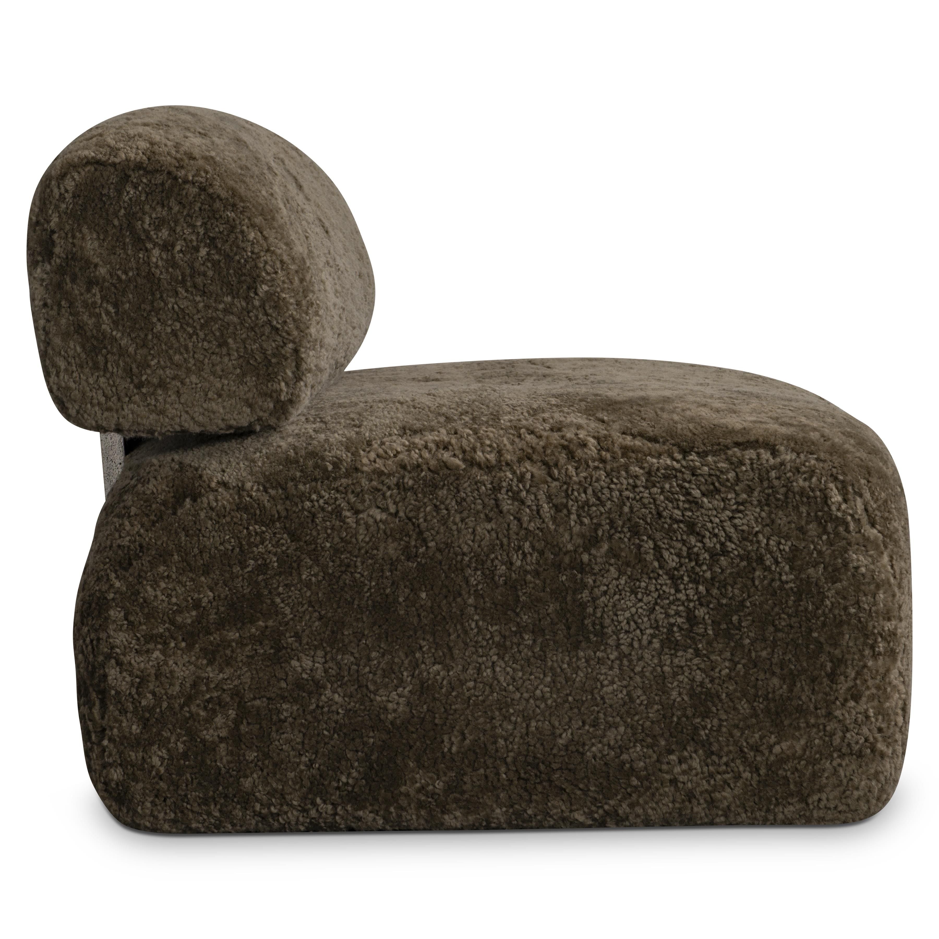 Bernhardt Paley Shearling Swivel Chair