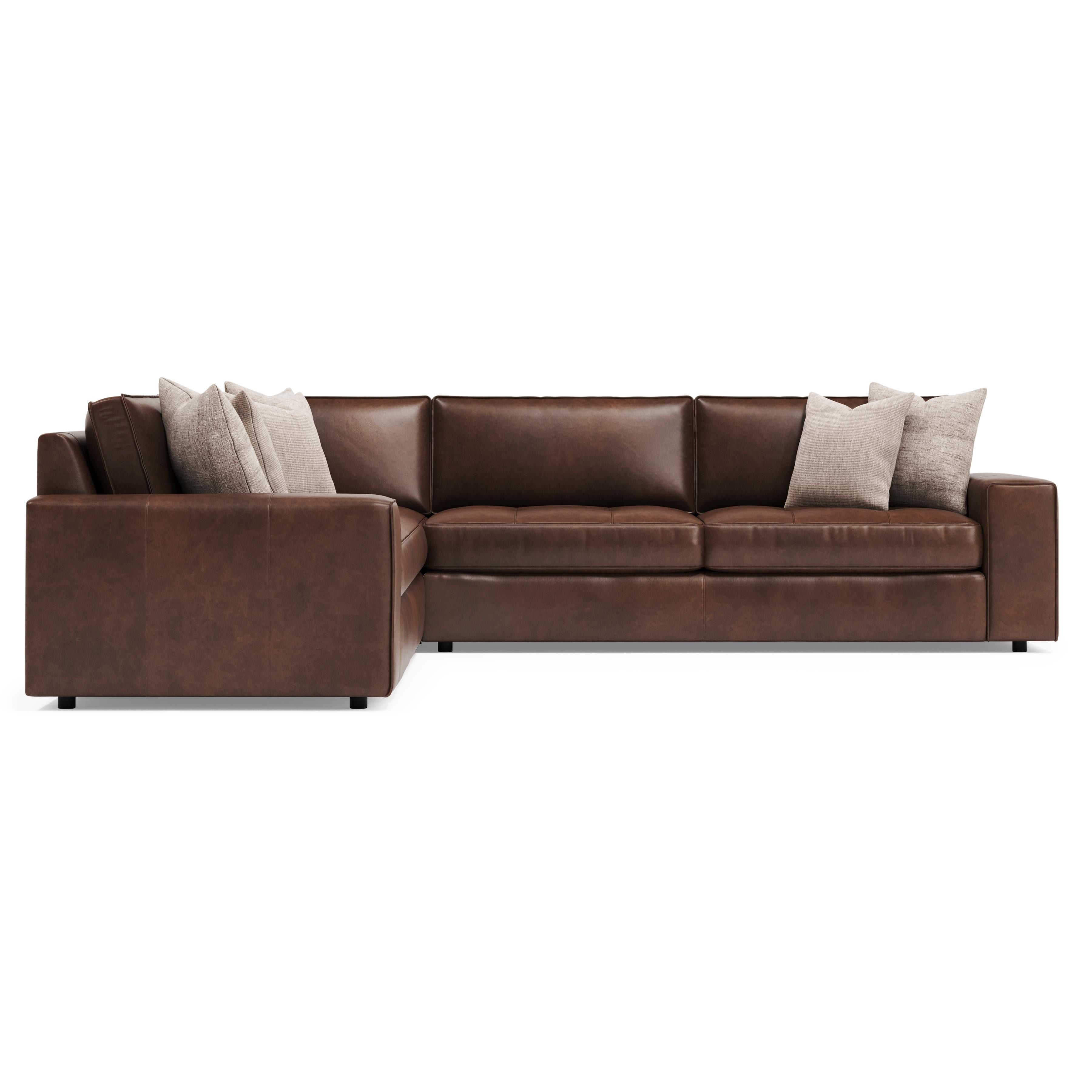 Bernhardt Furniture Nest Leather Sectional