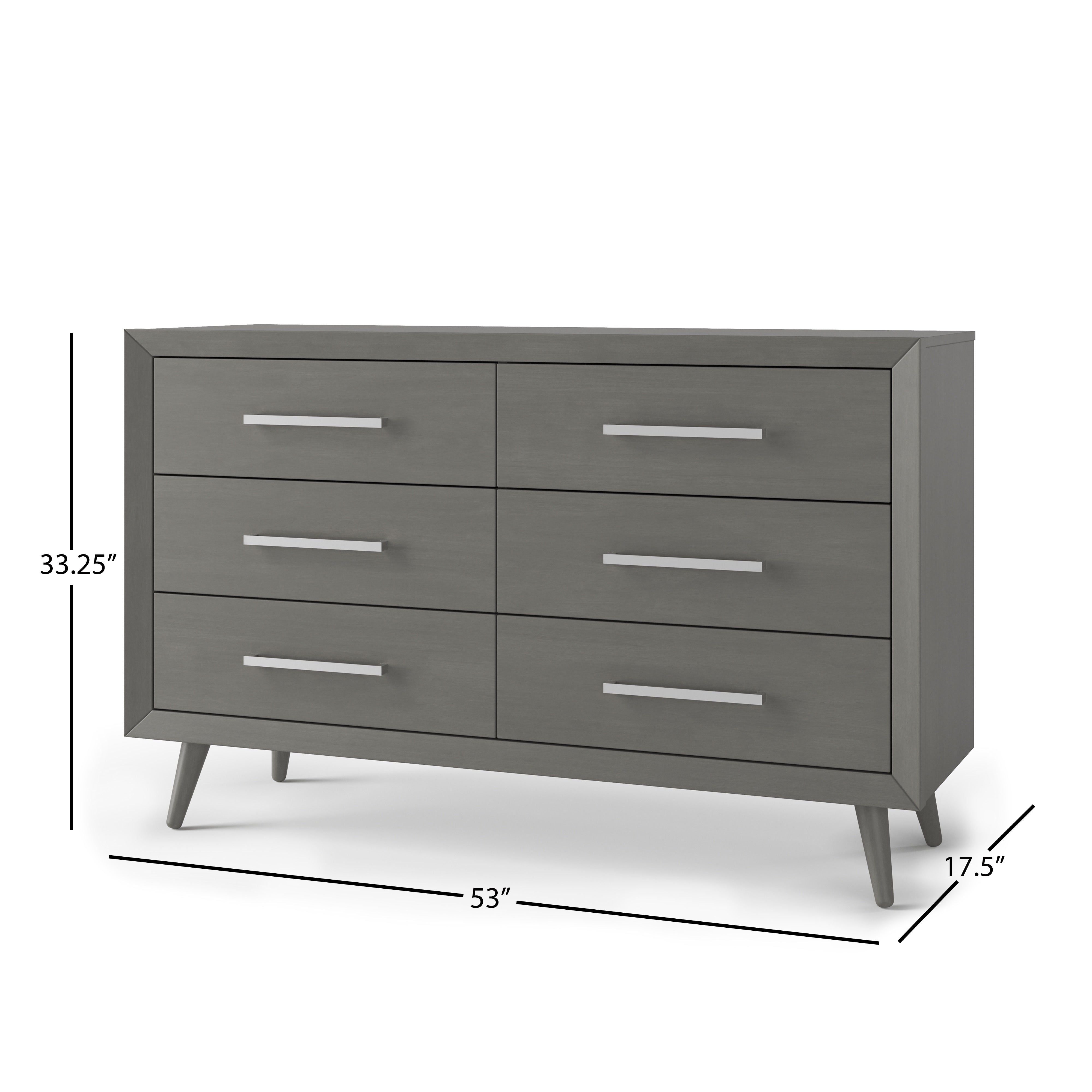 Cranbrook Double Dresser, Lunar Gray