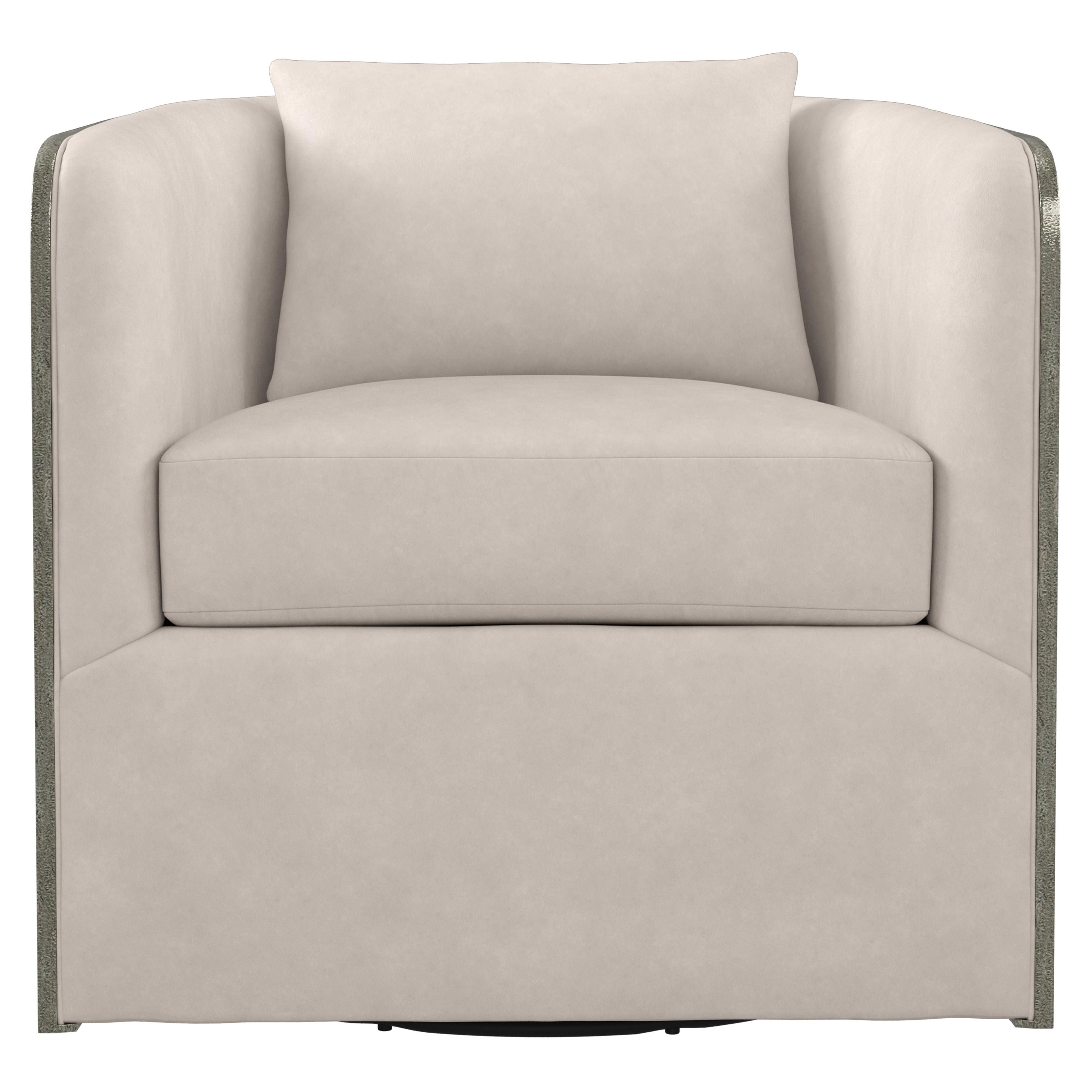 Bernhardt Furniture – Eliot Leather Swivel Chair